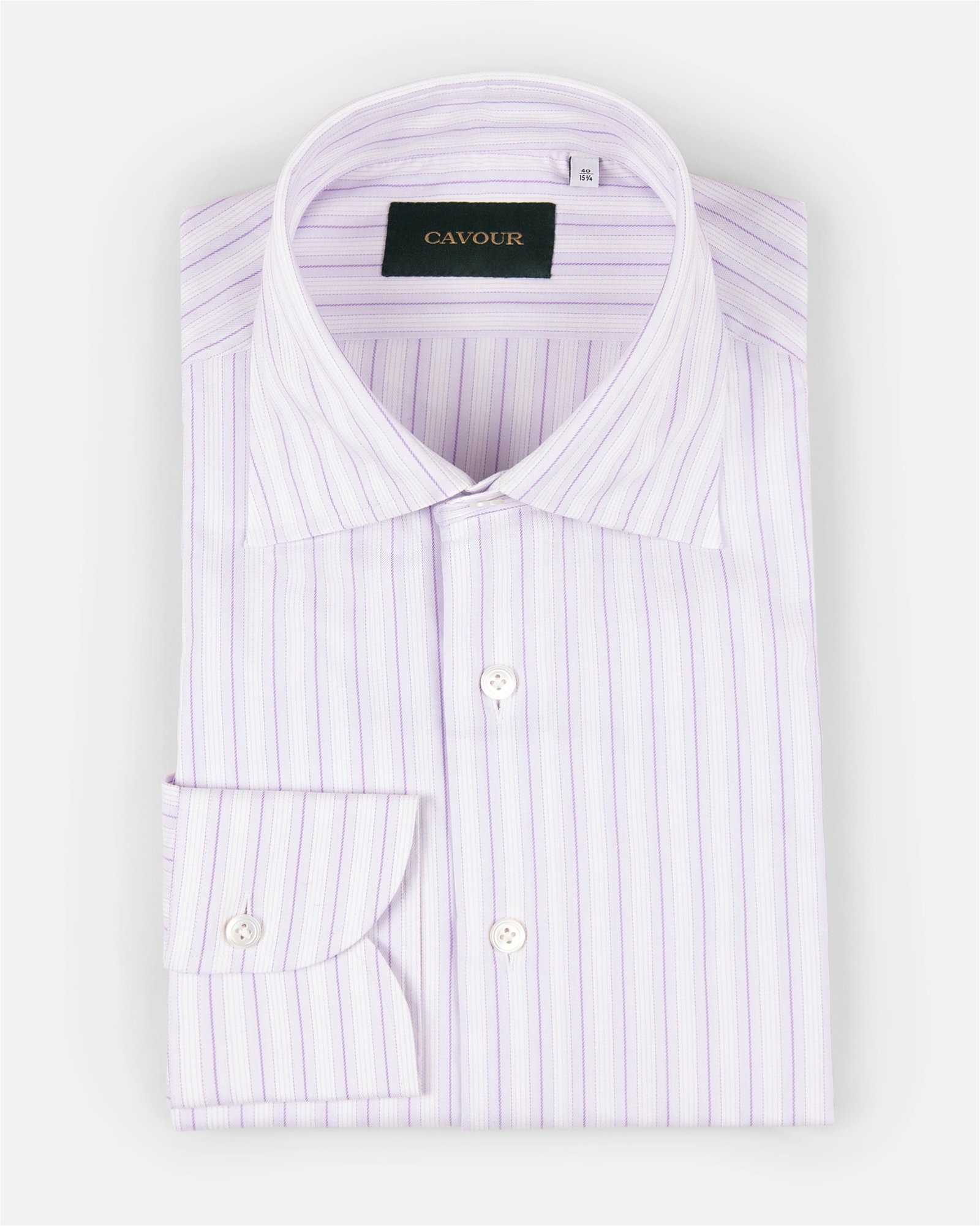 Simi Double Stripe Purple Shirt