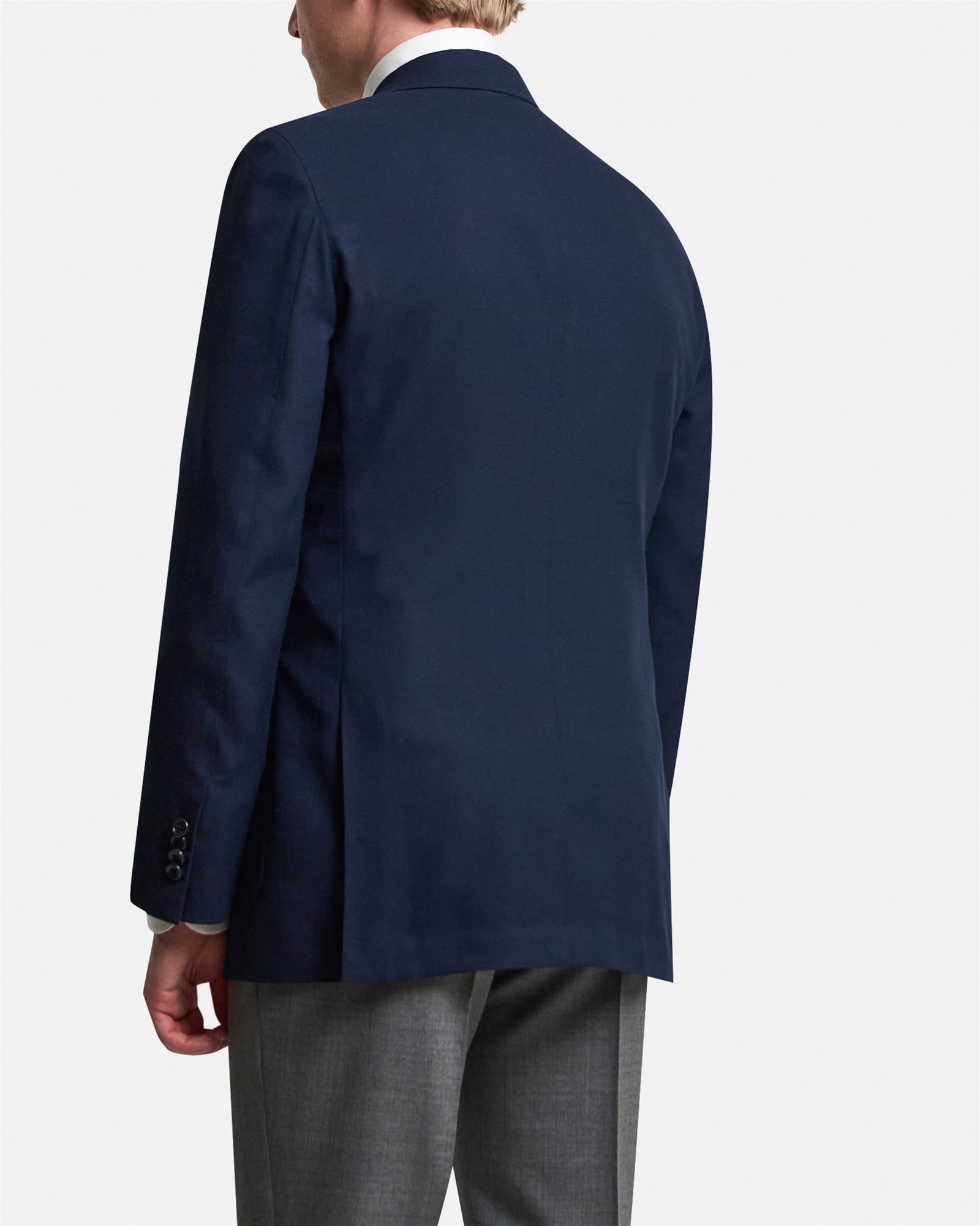 Mod 3 Double Breasted Cashmere Hopsack Jacket Navy - Blazers - Cavour Mod 3 Double Breasted Cashmere Hopsack Jacket Navy - Blazers - Cavour