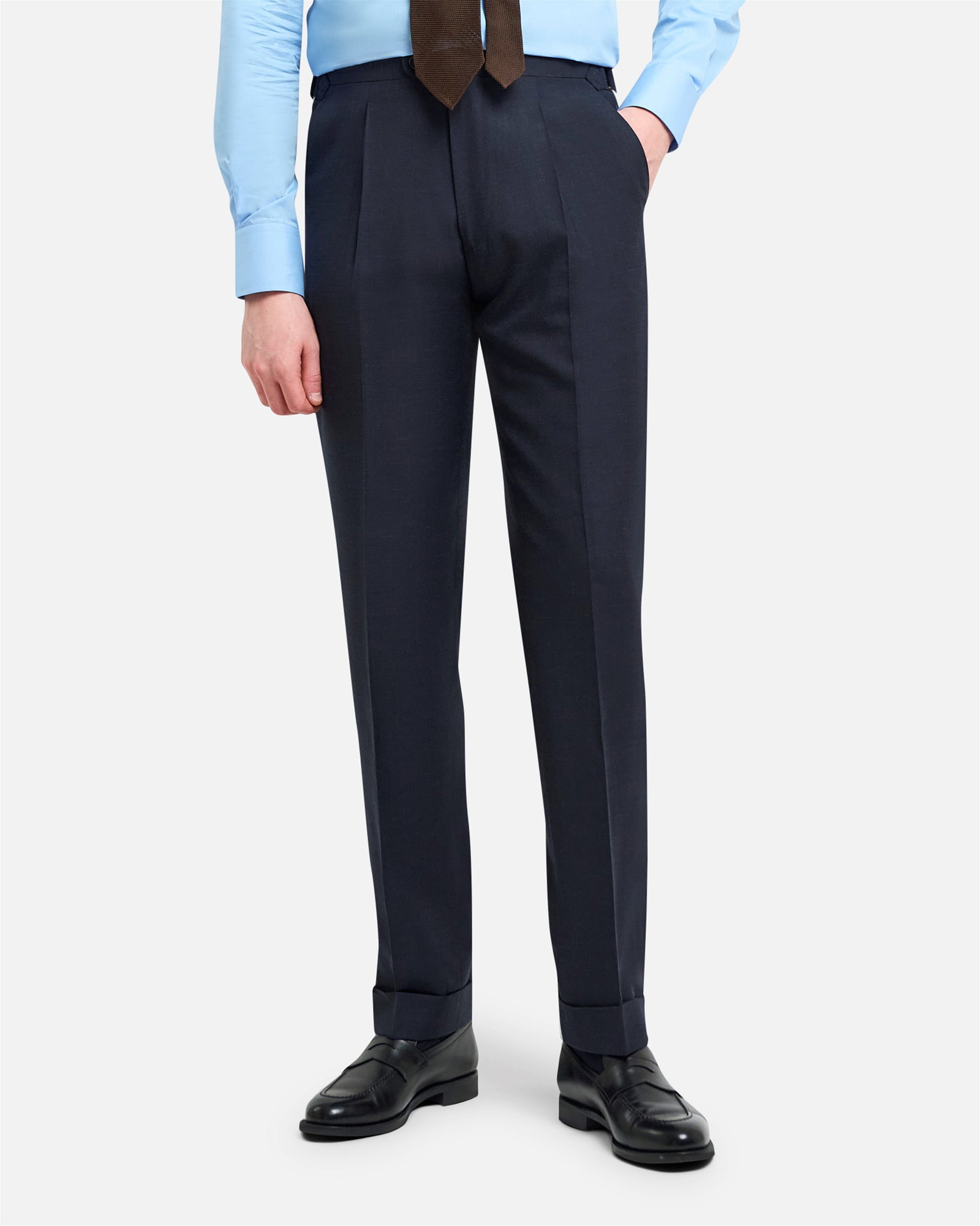 Mod 2 Solid Tropical Summer Suit Navy - Suits - Cavour