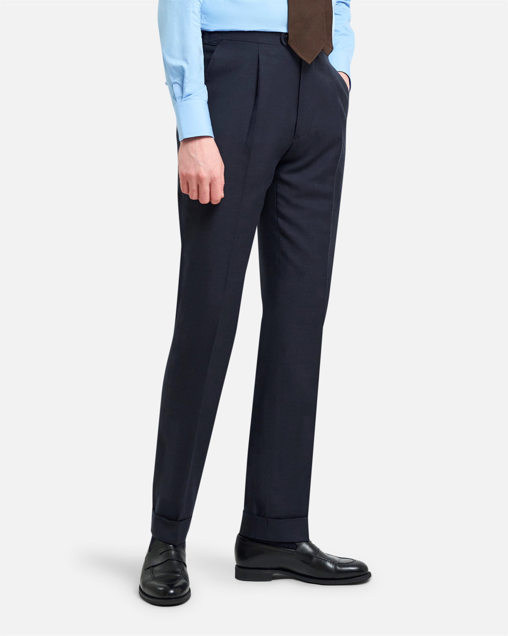 Mod 2 Solid Tropical Summer Suit Navy - Suits - Cavour