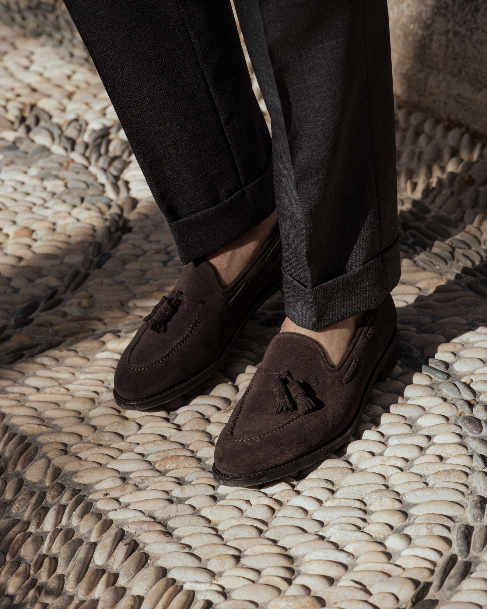 Tassel Loafer Rubber Sole Dark Brown Loafers Cavour