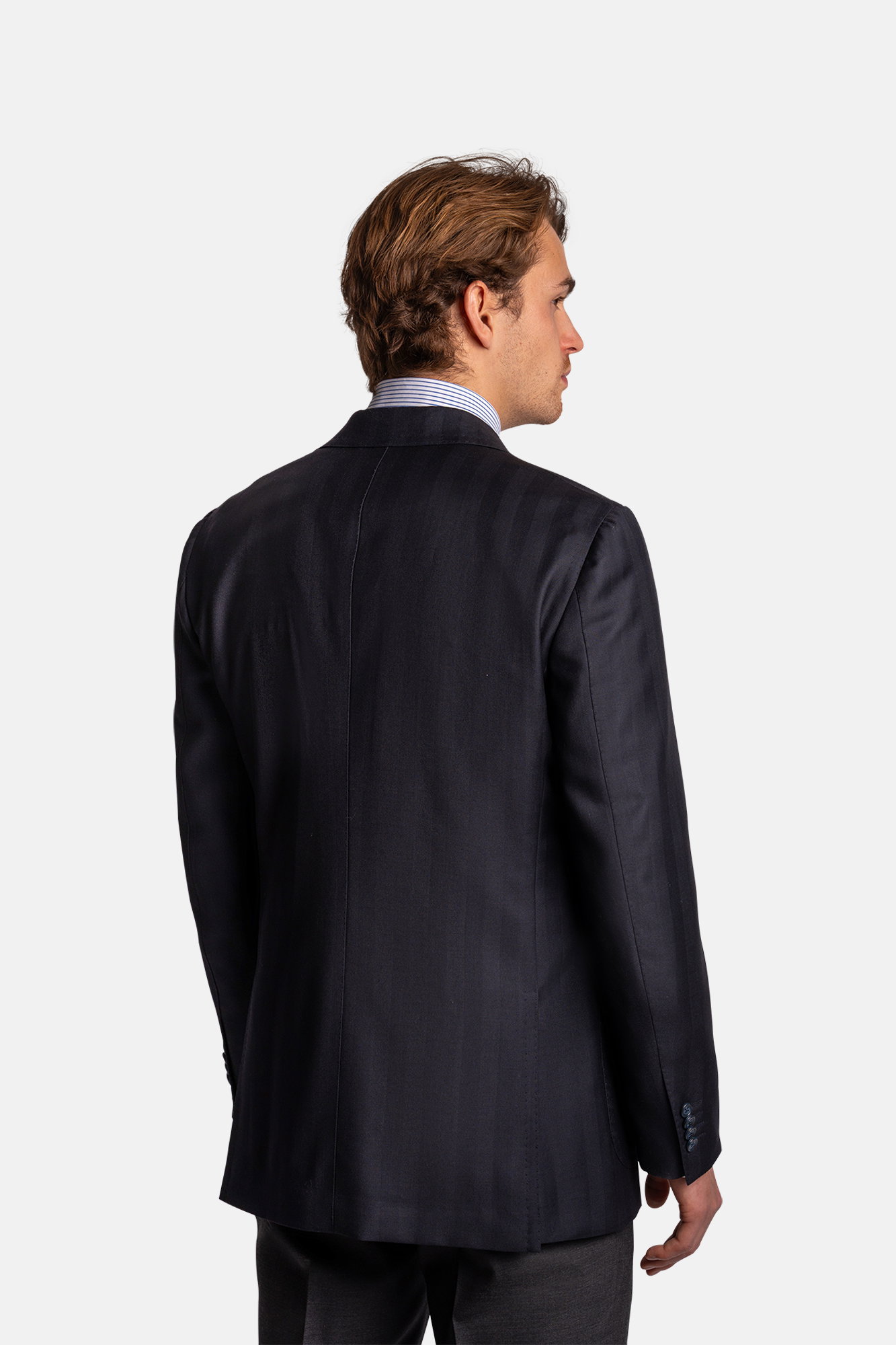Mod 2 - Herringbone Jacket Navy - Blazers - Cavour