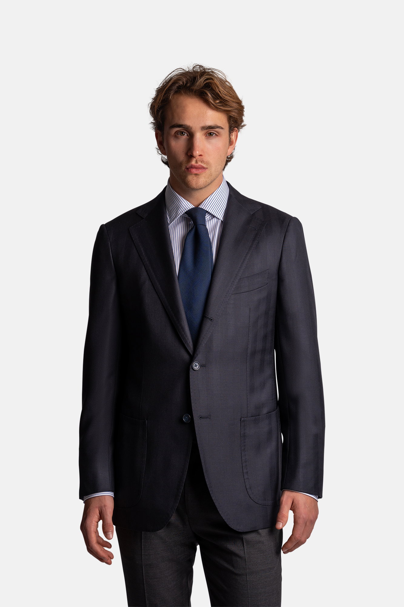 Is this herringbone navy jacket suitable as a sport coat? | Styleforum