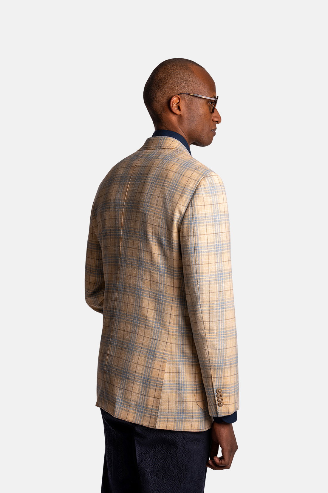 Mod 2 - Summer Overchecked Jacket Yellow - Blazers - Cavour