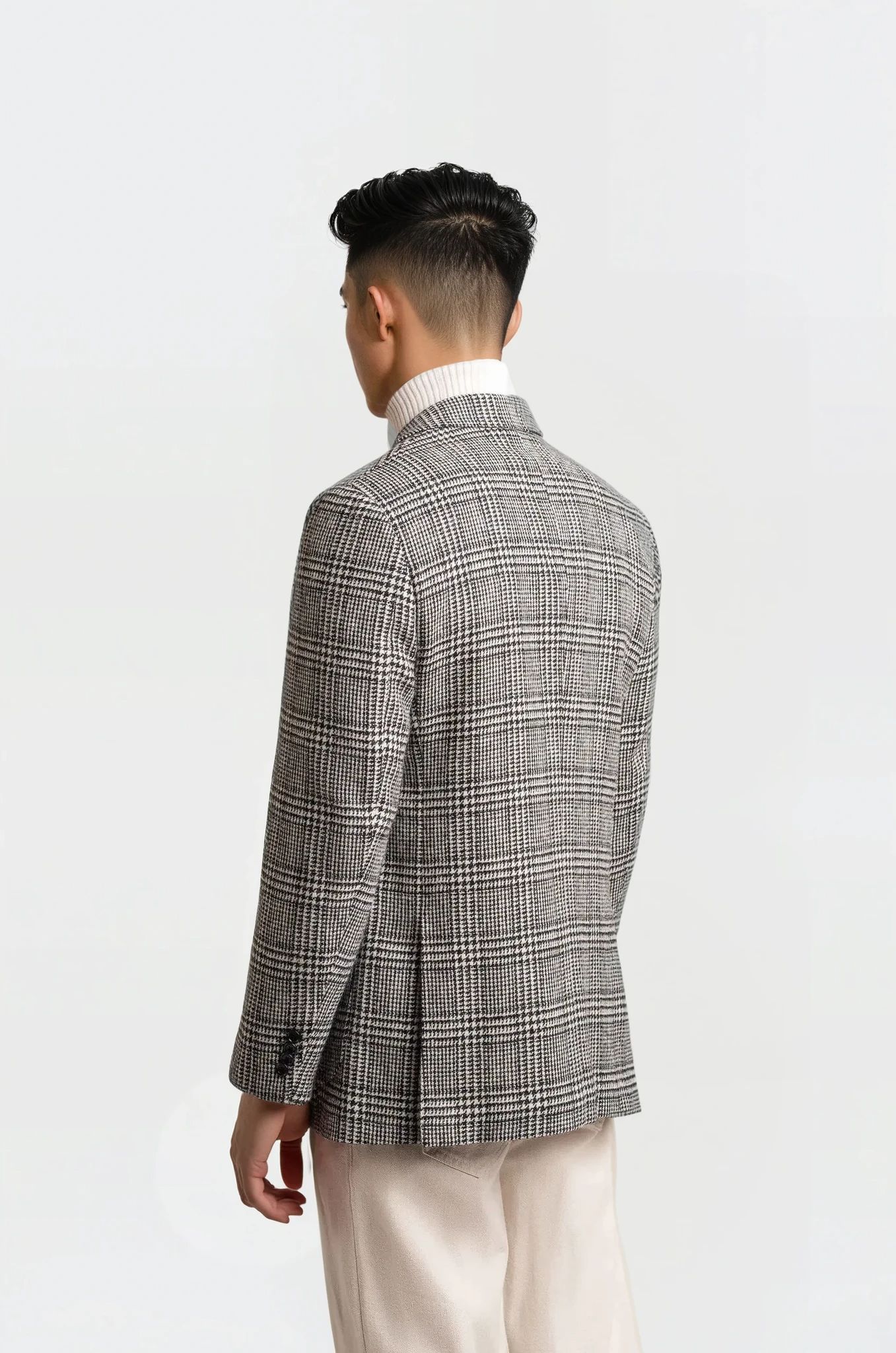 Mod 2 Classic Tweed Glencheck Black - Blazers - Cavour