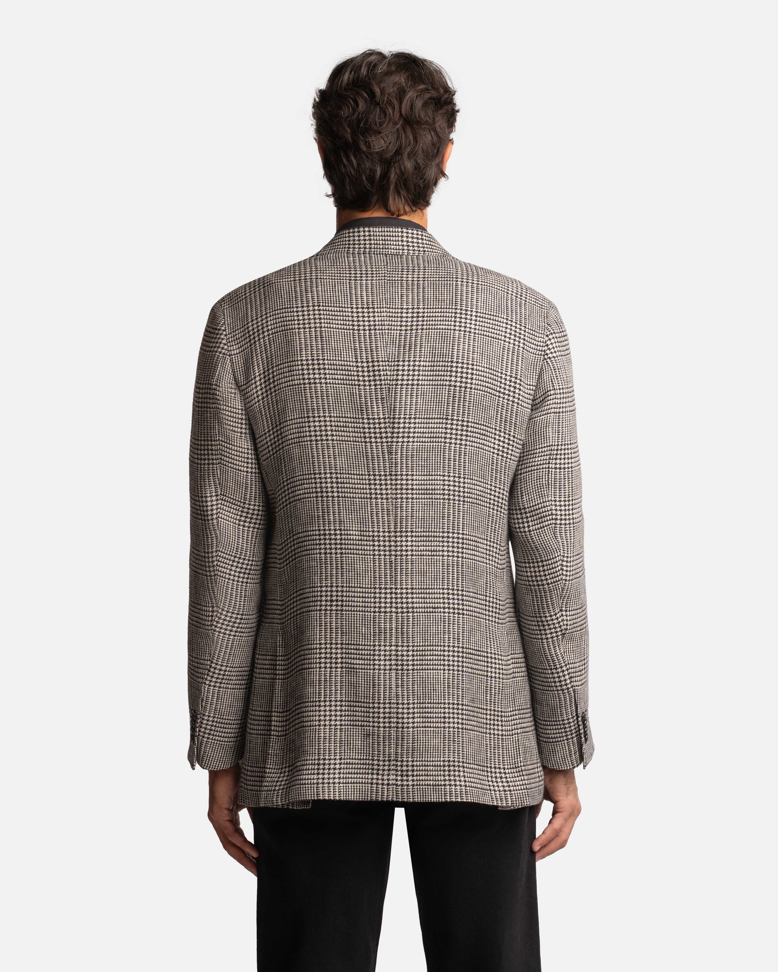 Mod 2 Glencheck Jacket Black - Blazers - Cavour