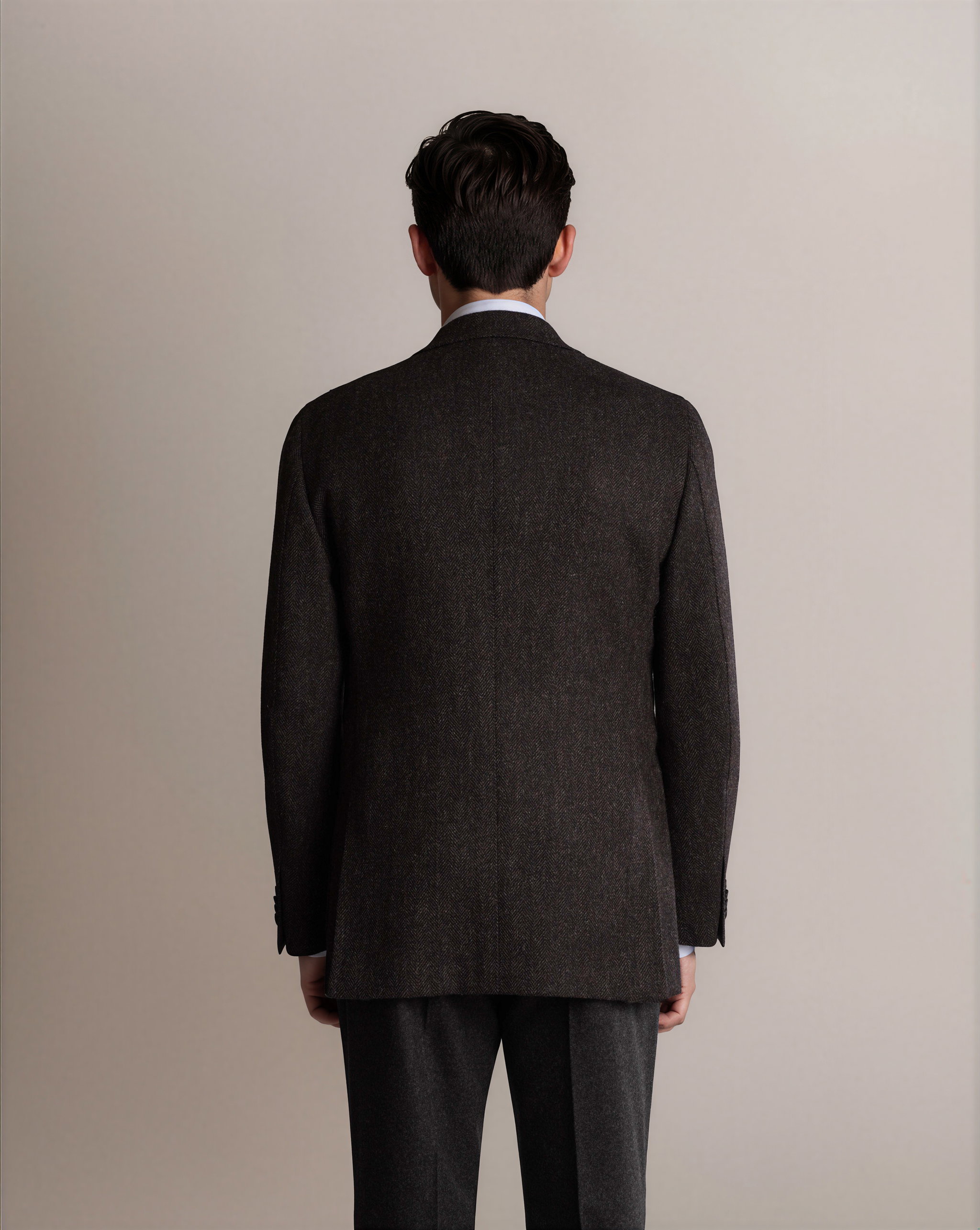 FOX Mod 2 Herringbone Tweed Brown - Blazers - Cavour