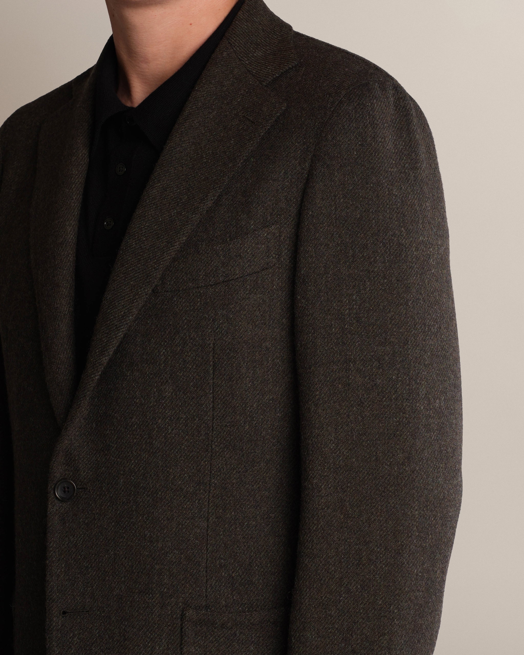 FOX Mod 2 Herringbone Tweed Olive - Blazers - Cavour