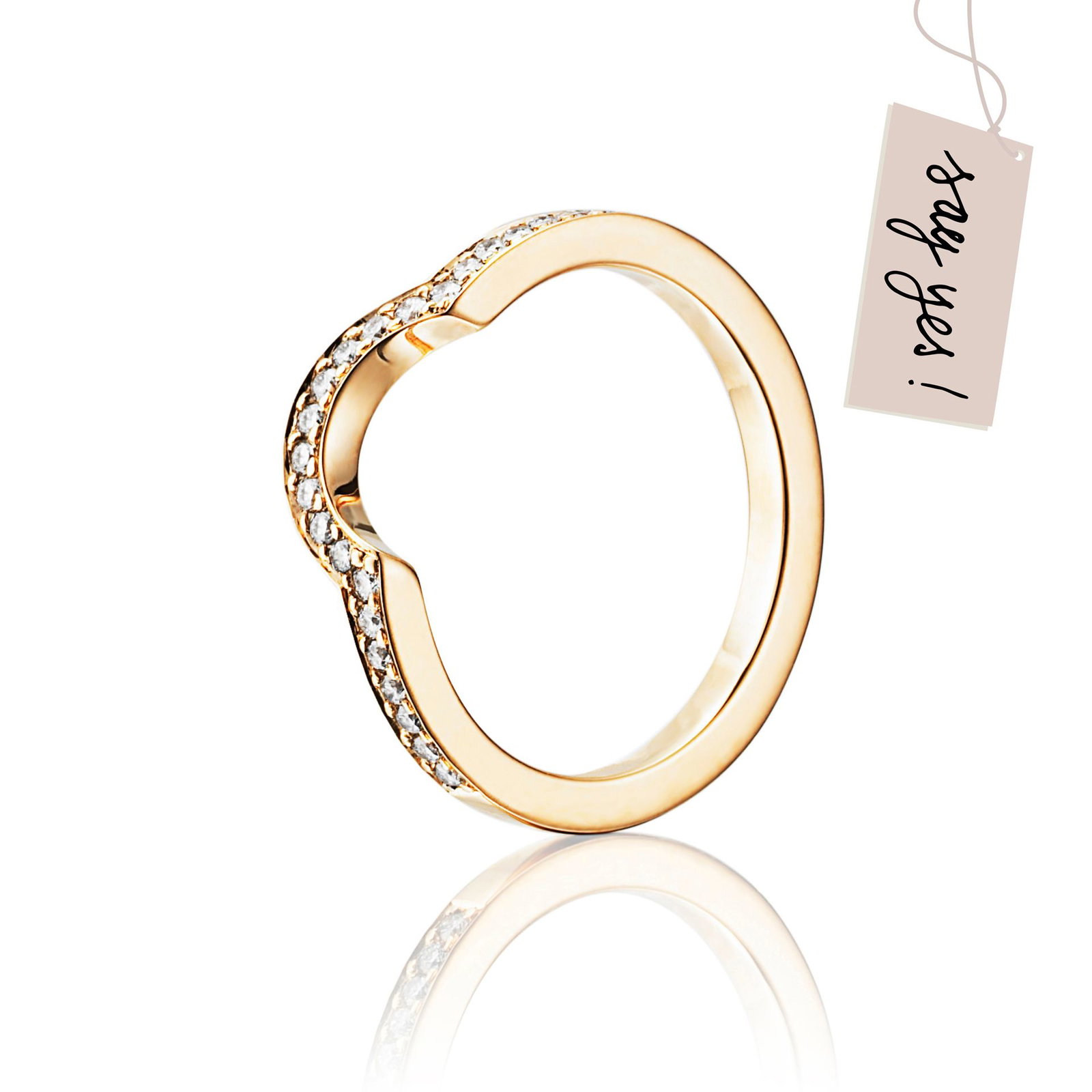 Efva Attling You & Me Too Ring 17.50 - HYRA RING: GULD