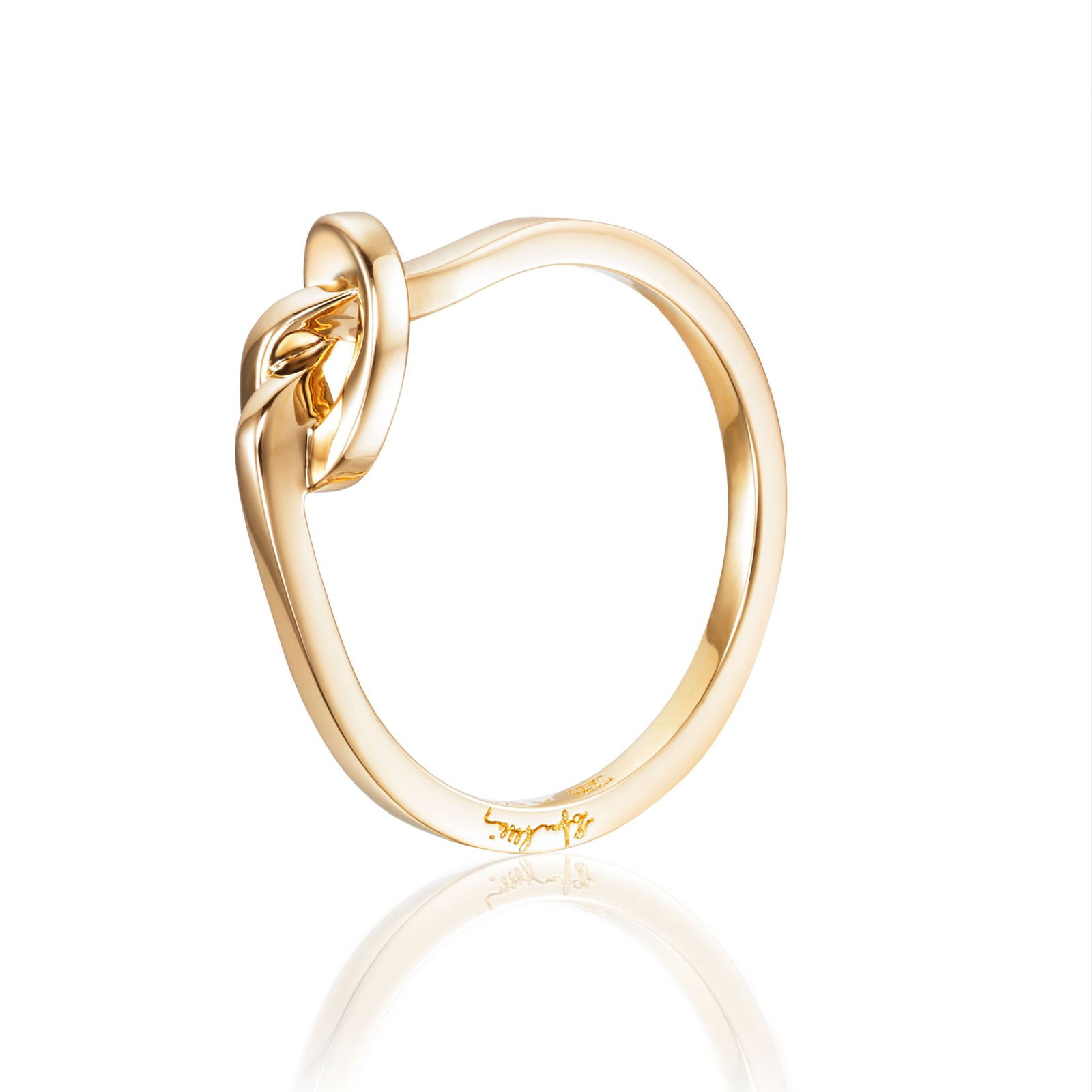 Alternativ bild 0 för Love Knot Ring Guld 15.00 mm