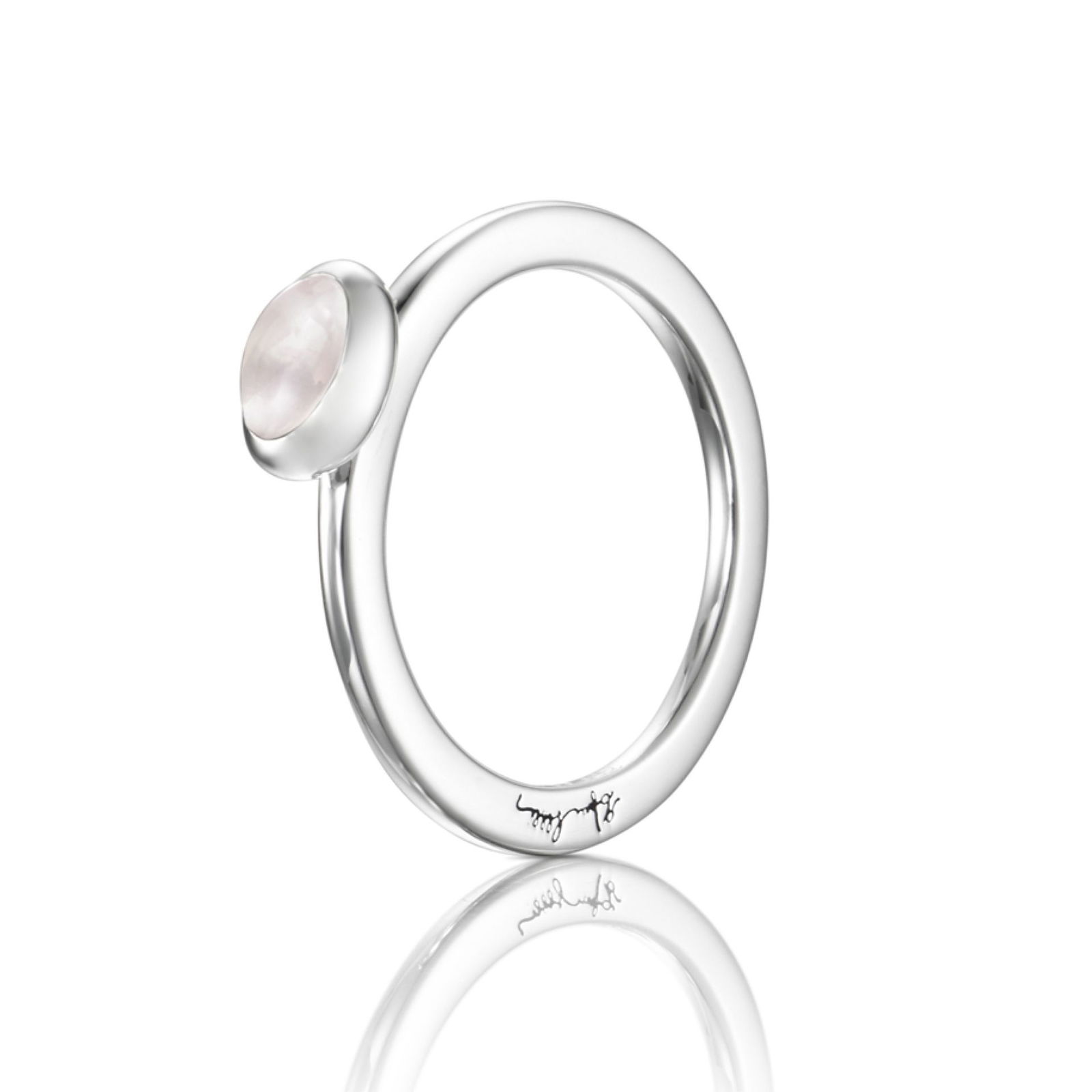 Alternativ bild 0 för Love Bead Silver - Rose Quartz Ring Silver 15.00 mm
