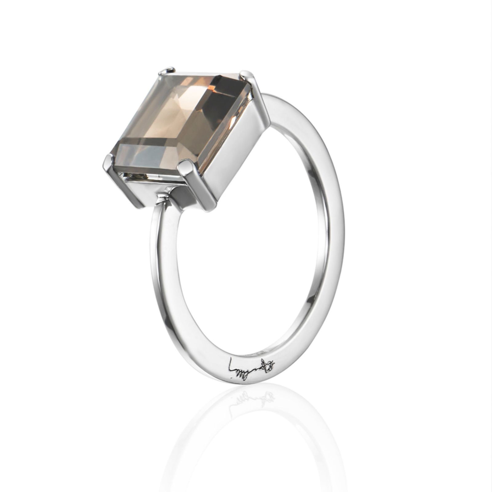 Produktfoto för A Chocolate Dream Ring Silver 15.00 mm