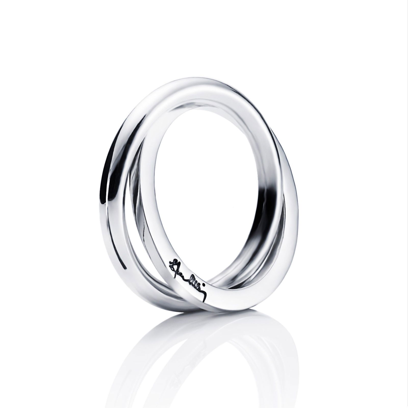 Alternativ bild 0 för Twosome Ring Silver 15.00 mm