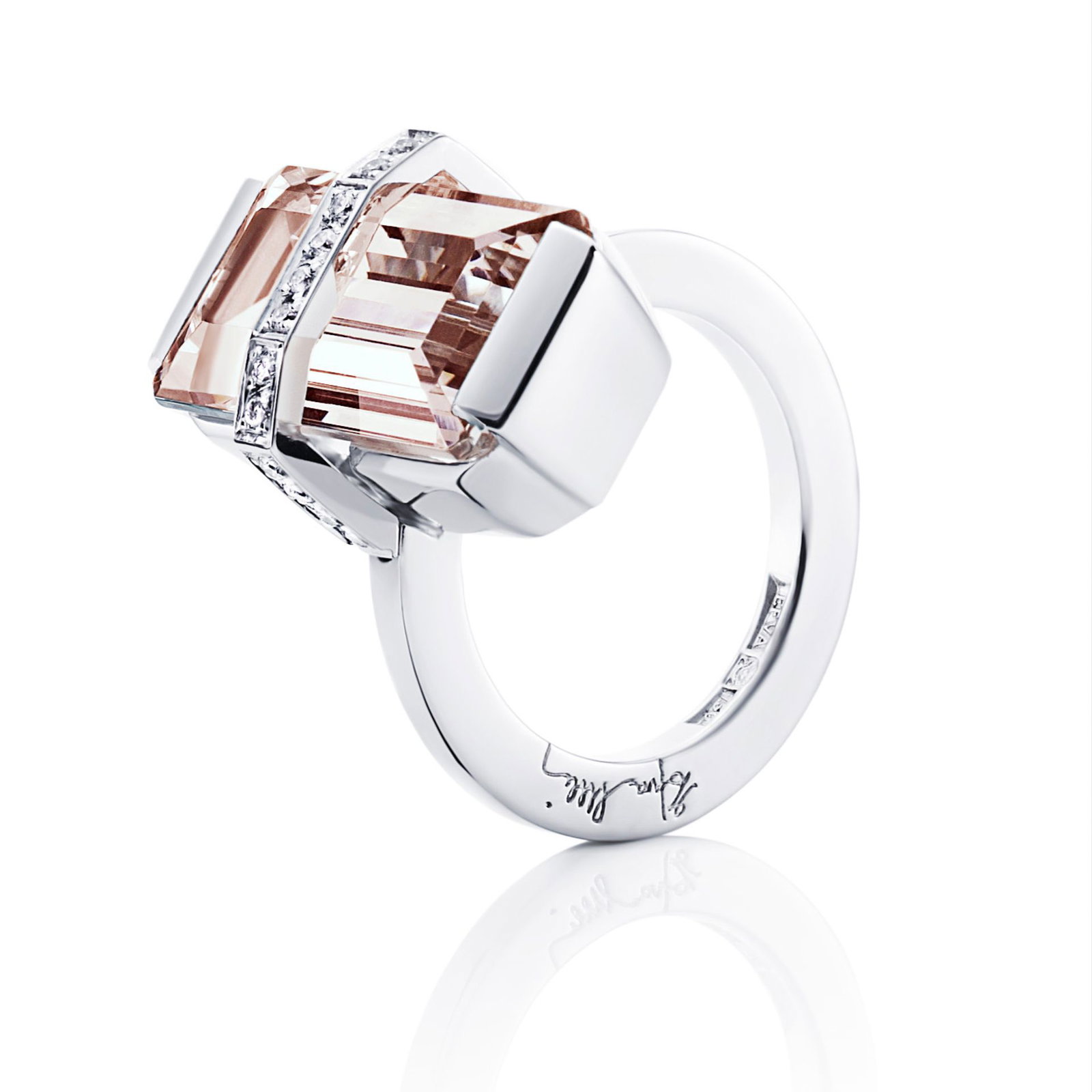 Bend Over Ring – Morganite bild 3