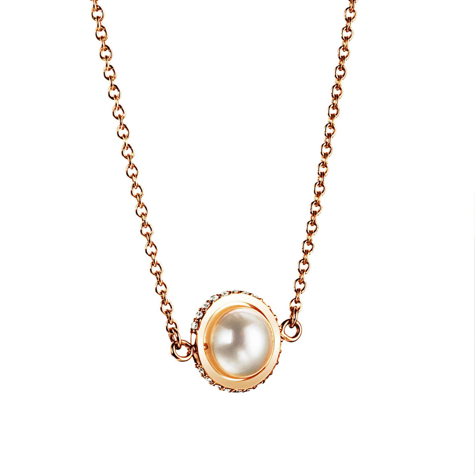 Alternativ bild 0 för Day Pearl & Stars Halsband Guld 40 cm