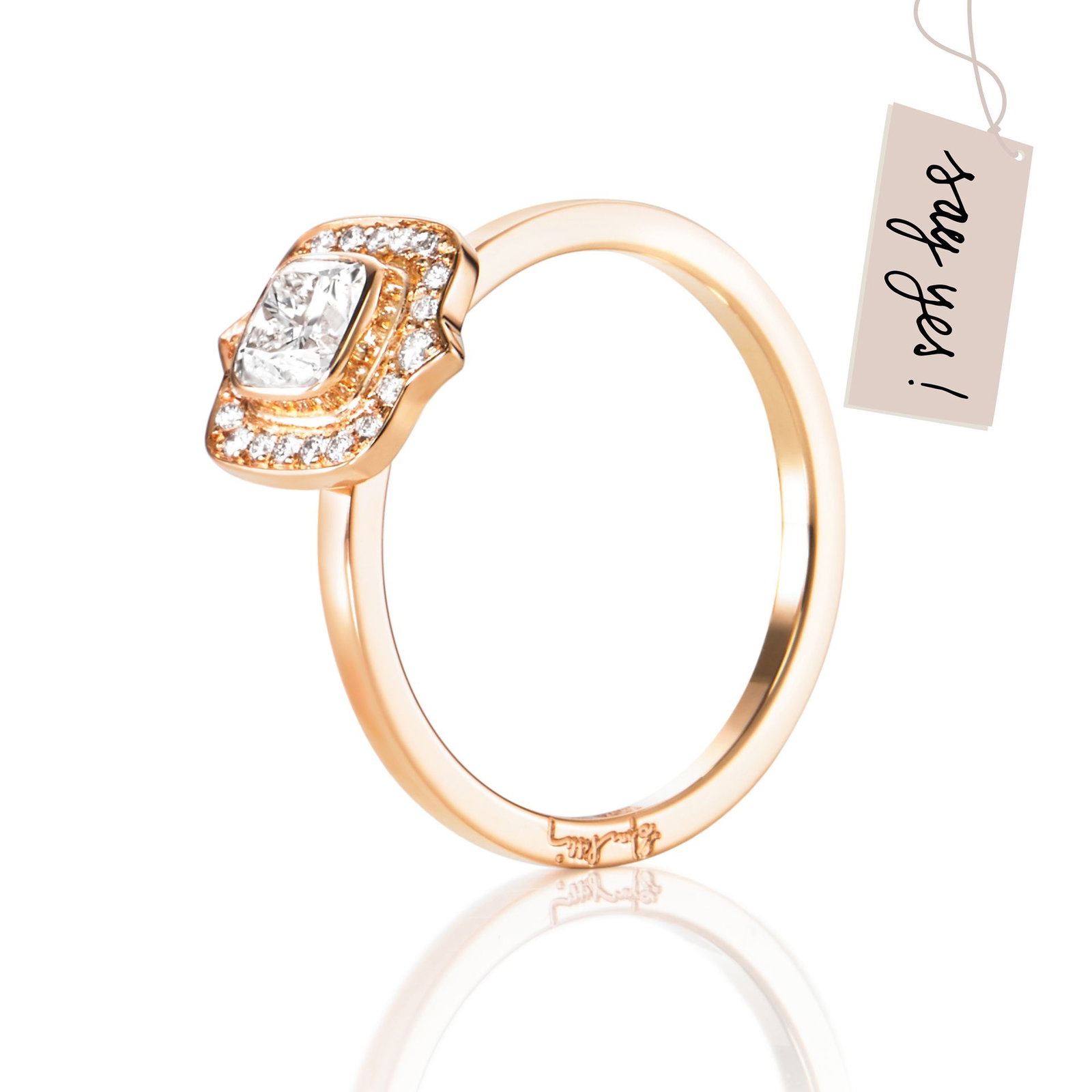 Efva Attling The Mrs Ring 0.50 ct 17.50 - HYRA RING: GULD