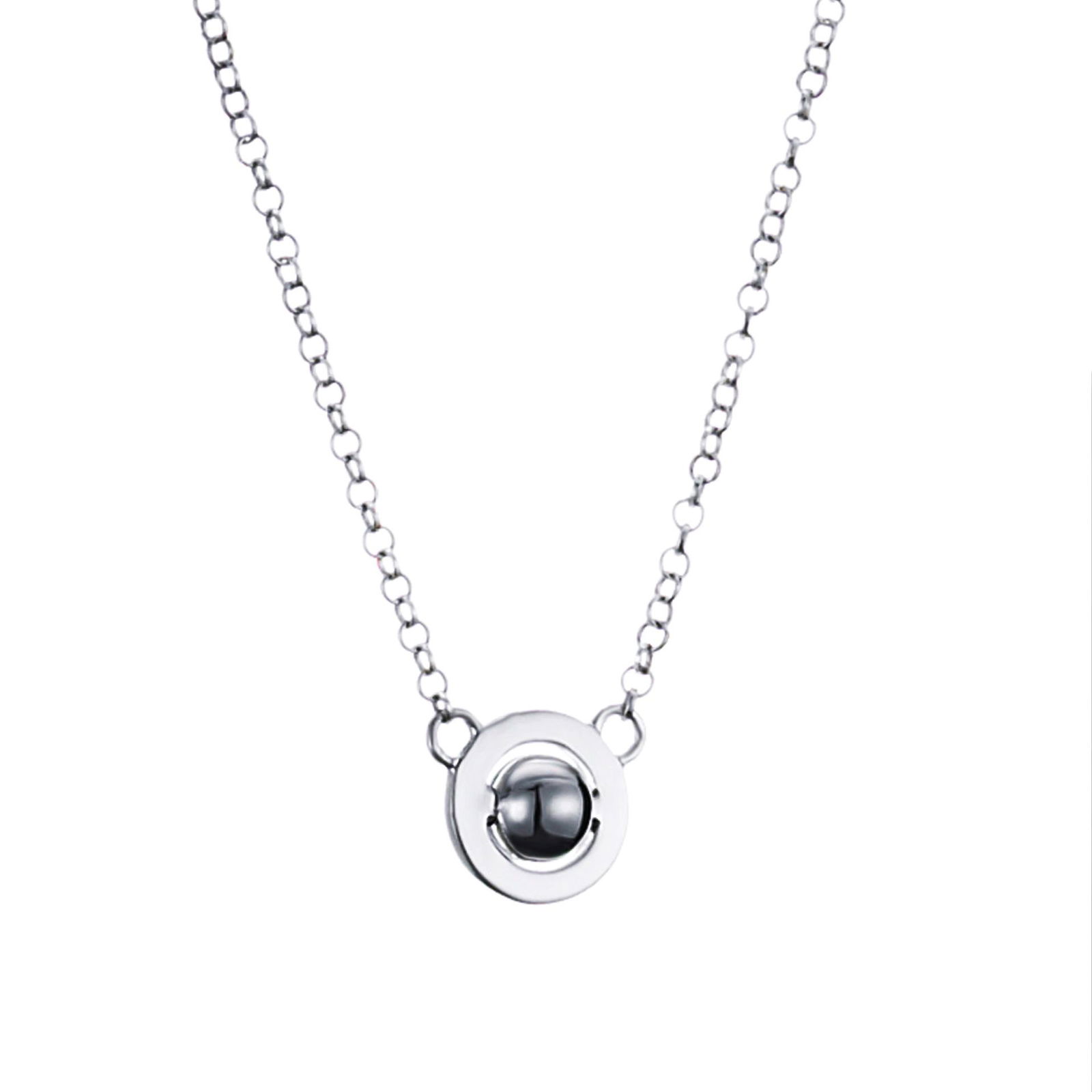 Alternativ bild 0 för Mini Planet Halsband Silver 42-45 cm