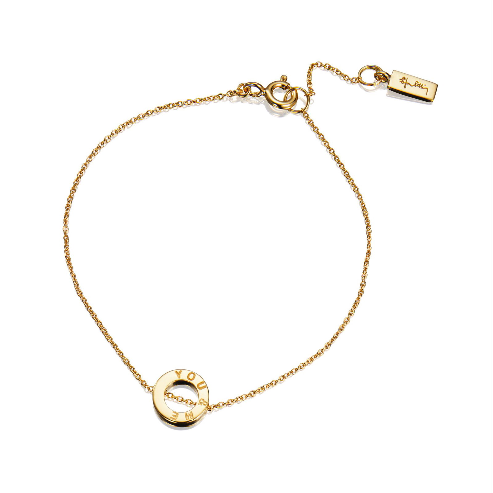 Efva Attling Mini Me You & Me Bracelet 17/19 - GULD