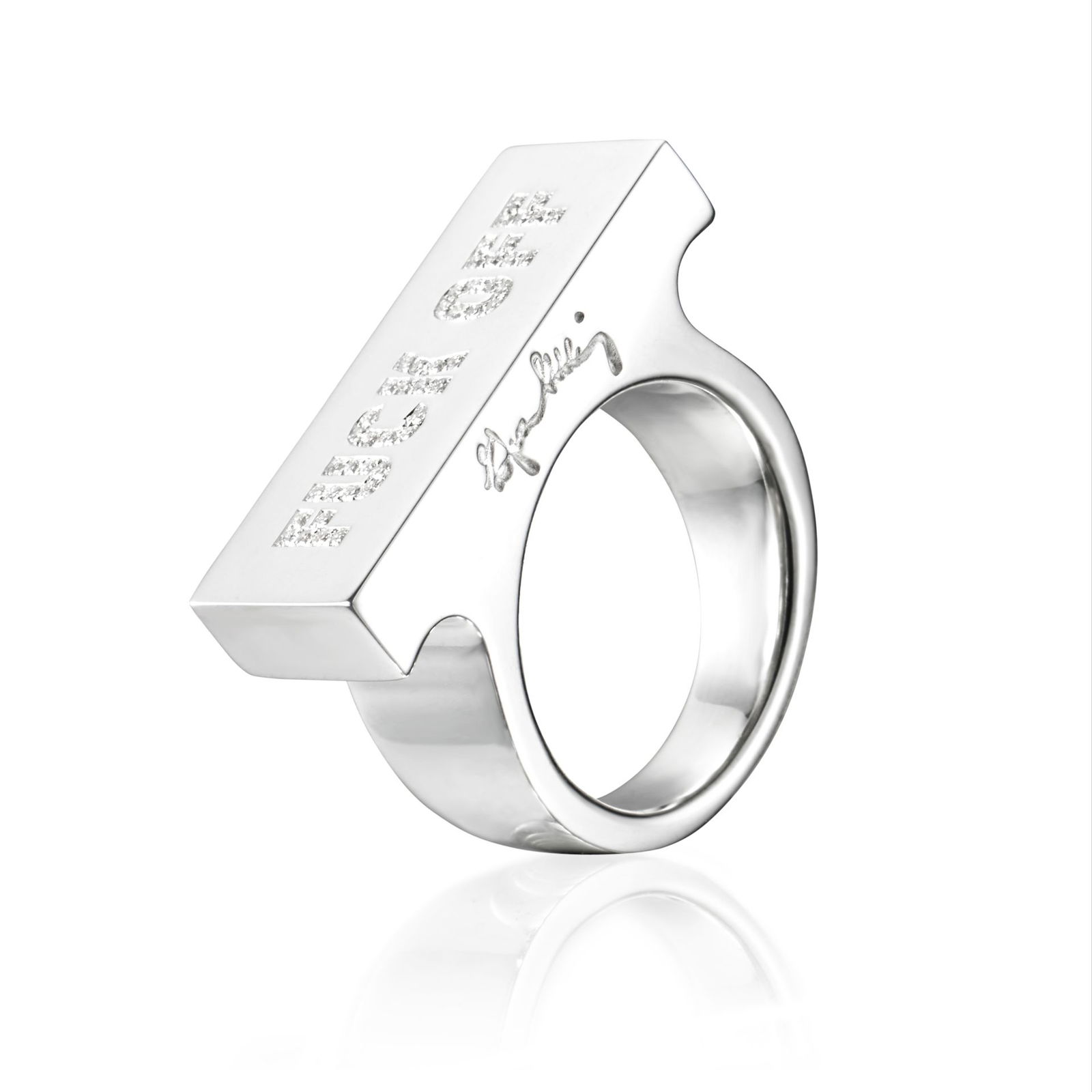 Alternativ bild 0 för Funky & Stars - Paparazzi Ring Silver 15.00 mm