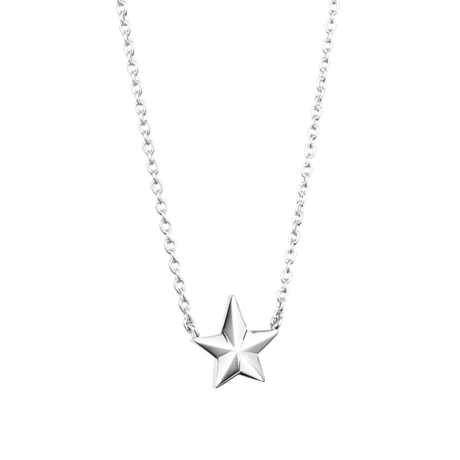 Alternativ bild 0 för Catch A Falling Star Single Halsband Silver 40-45 cm