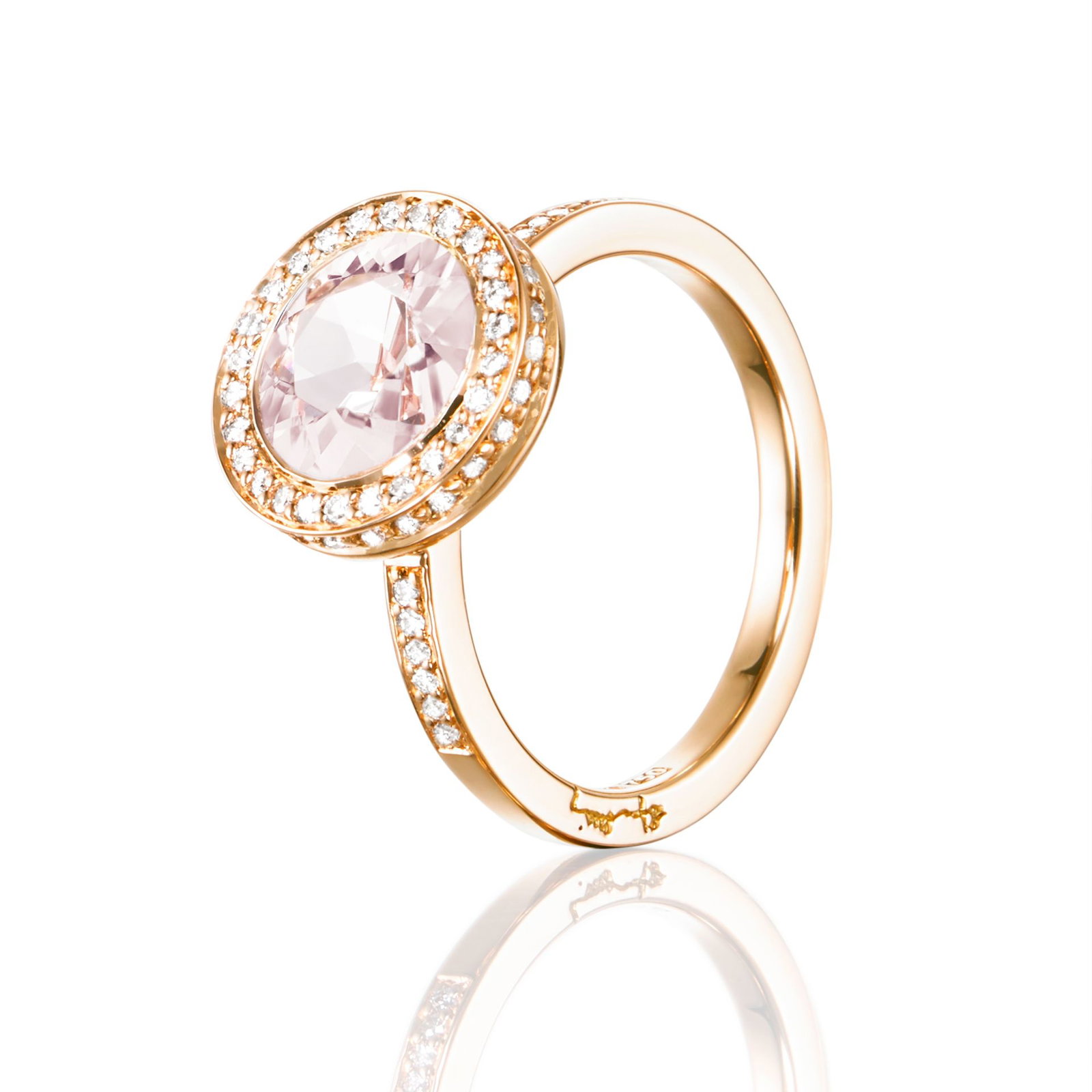 Halo Ring - Morganite bild 3