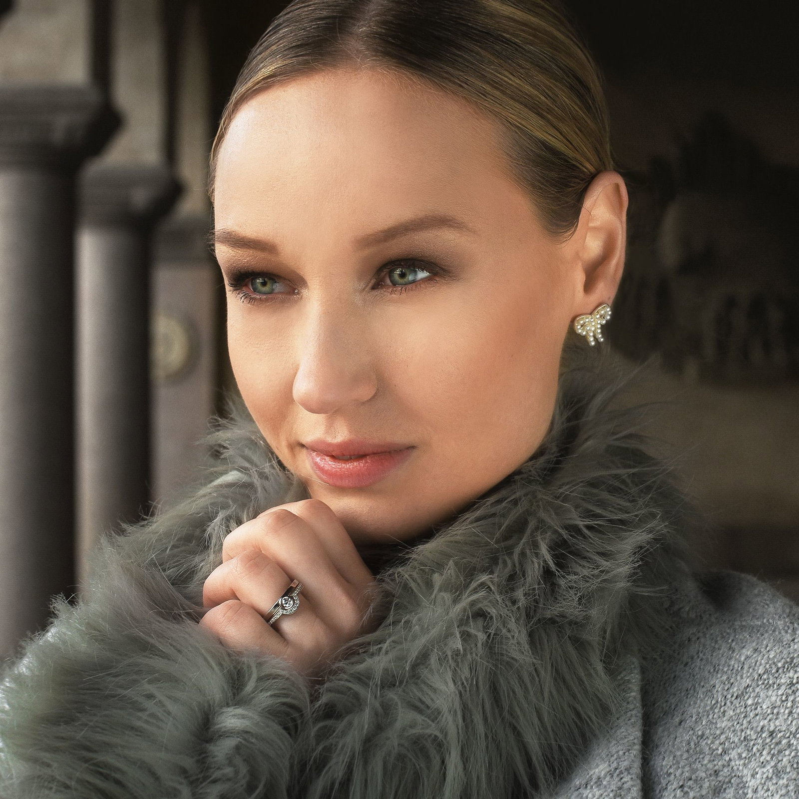 Mini Pearls Bow Ear bild 4