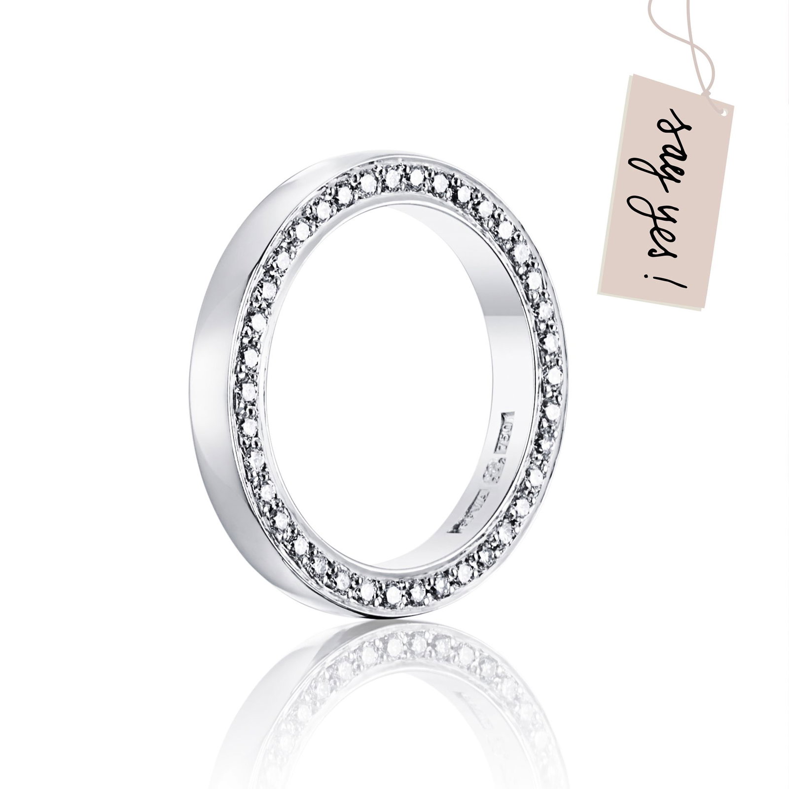 Efva Attling Half Round & Stars On Side Ring 17.50 - HYRA RING: SILVER