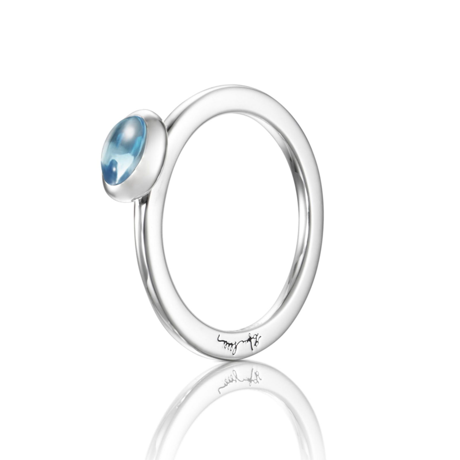 Alternativ bild 0 för Love Bead Silver - Topaz Ring Silver 15.00 mm