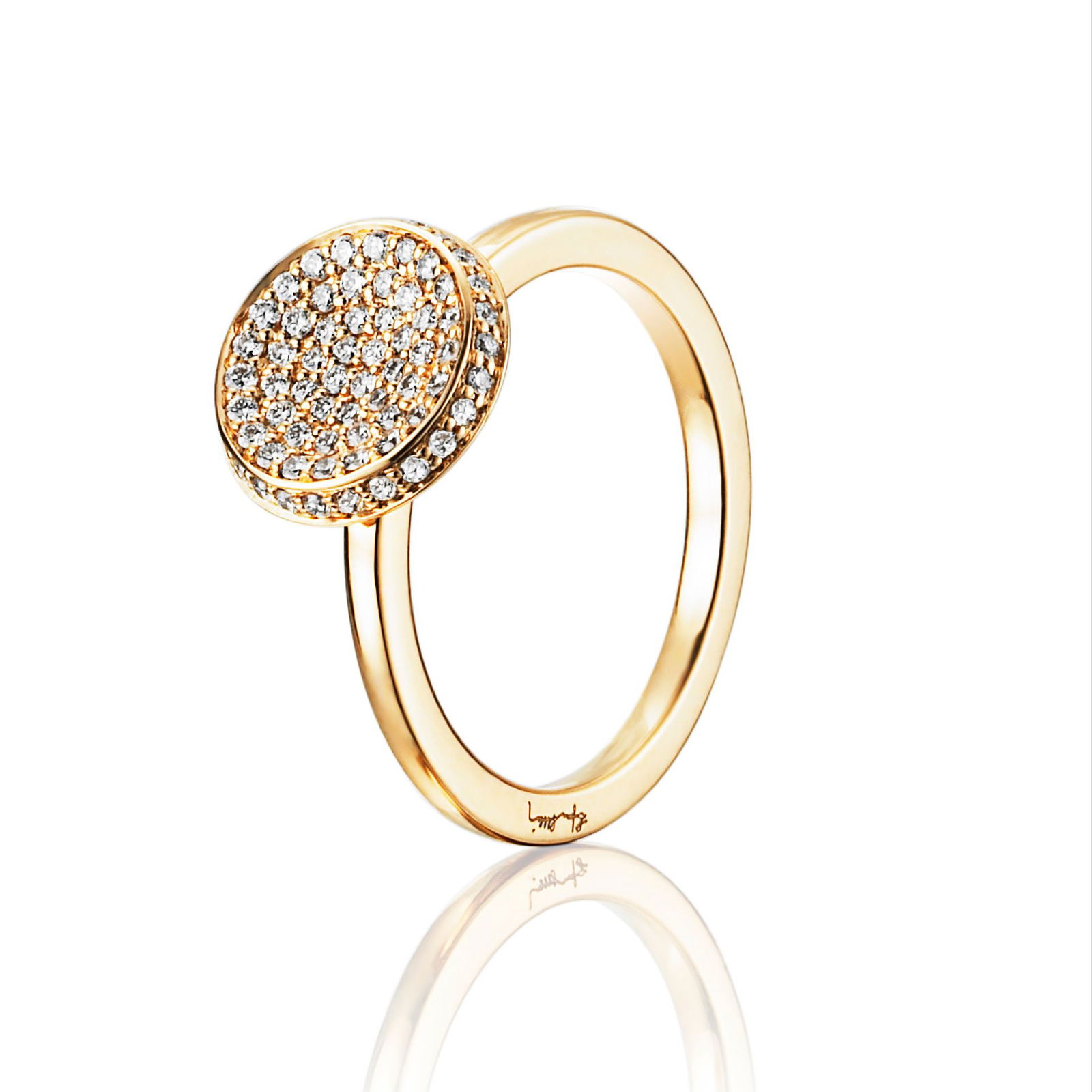 Alternativ bild 0 för Love Bowl Ring Guld 15.00 mm