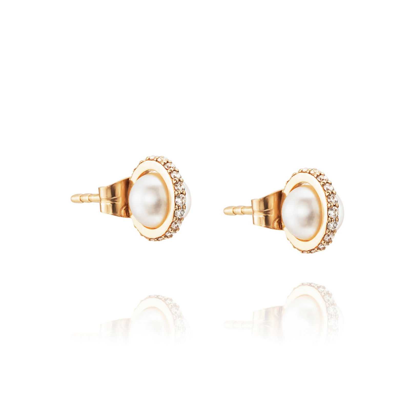 Alternativ bild 0 för Little Day Pearl & Stars Örhänge Guld