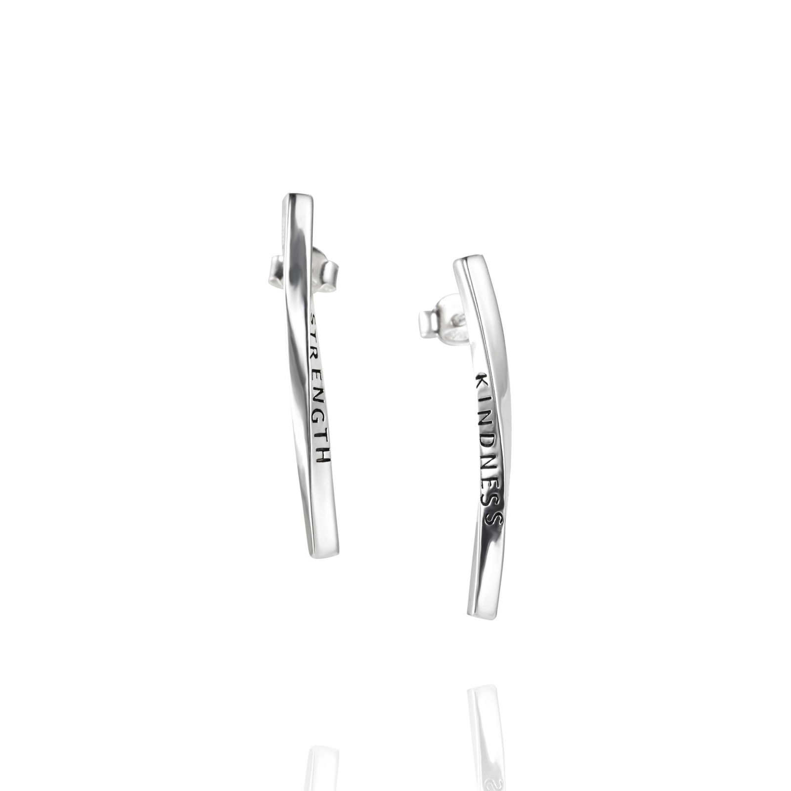 Alternativ bild 0 för Strength & Kindness Örhänge Silver