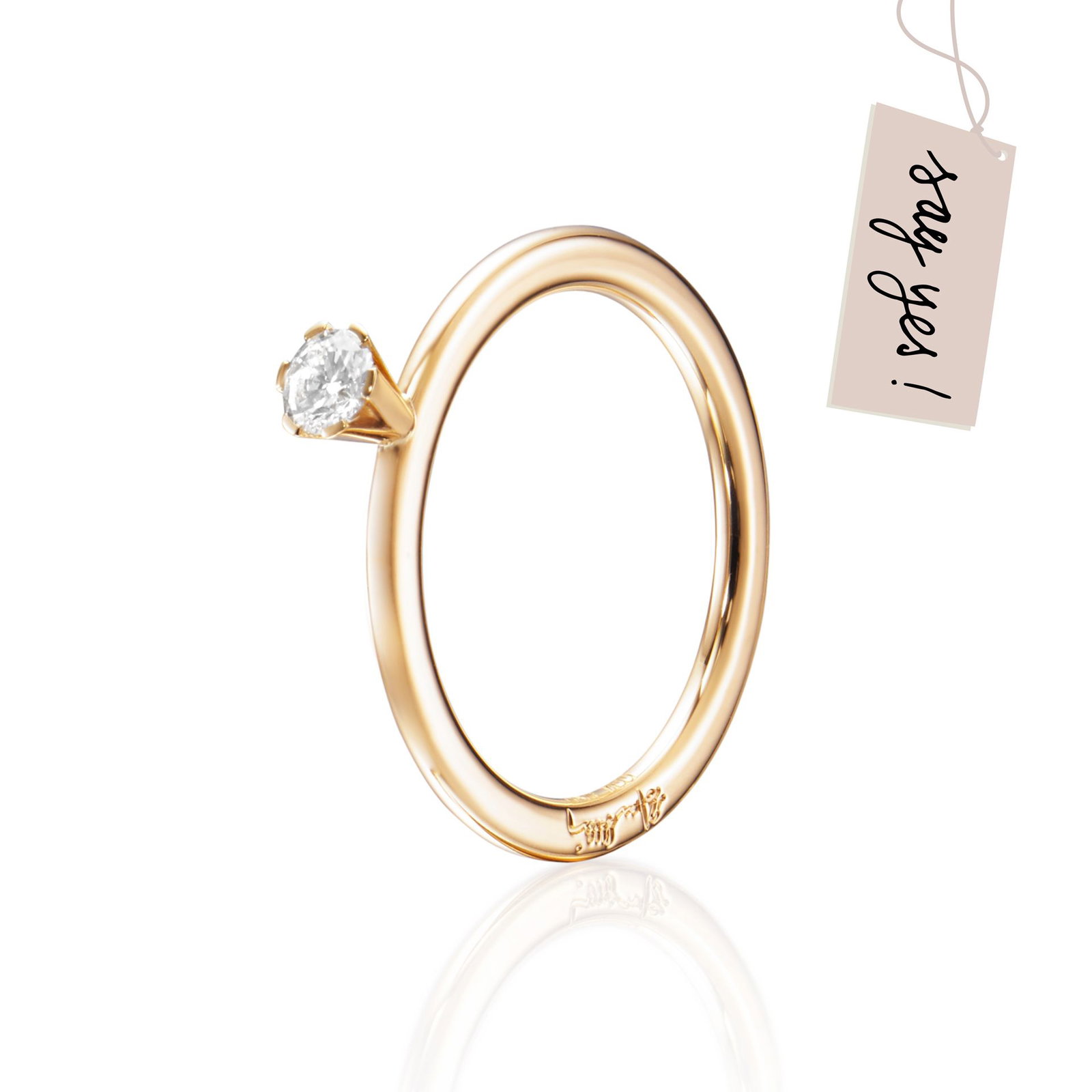 Efva Attling High On Love Ring 0.19 ct 17.50 - HYRA RING: GULD