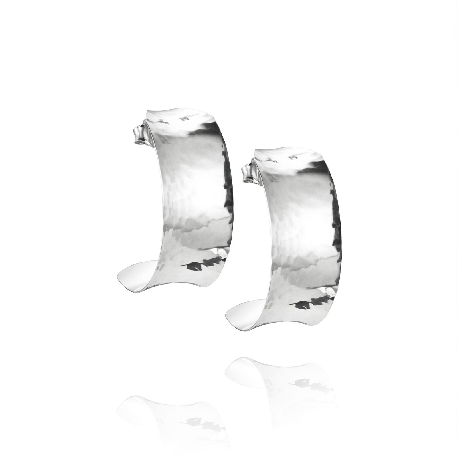 Alternativ bild 0 för Hooked On Simone Hoops Örhänge Silver