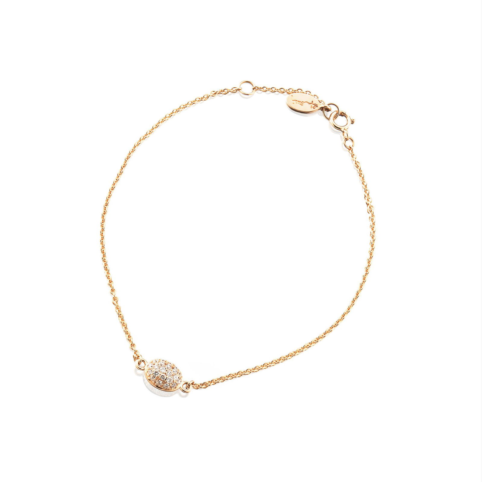 Alternativ bild 0 för Love Bead Armband Guld 17-19 cm