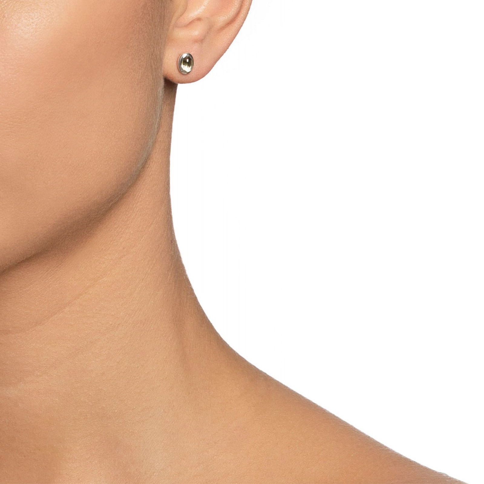 Love Bead Ear - Green Quartz bild 3