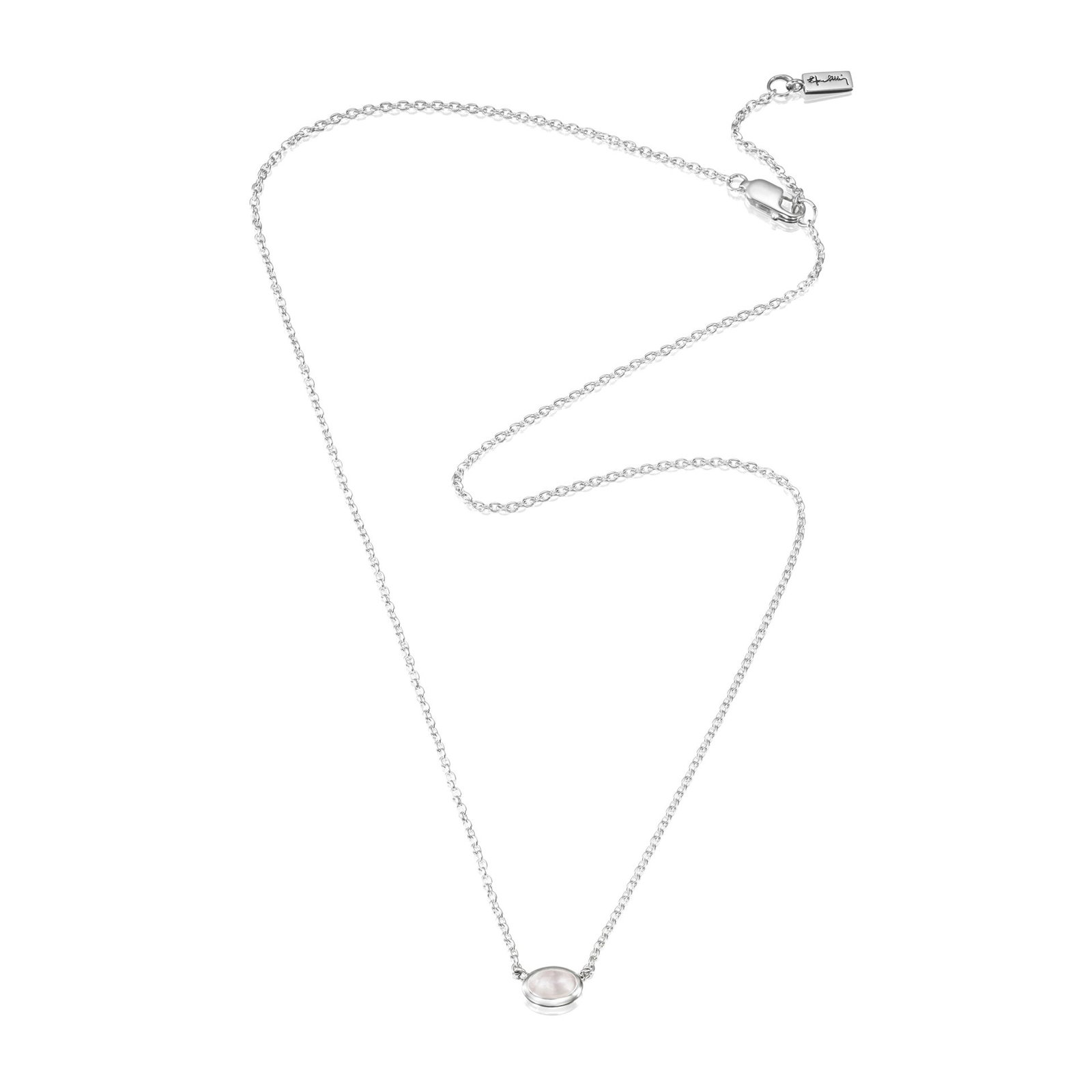 Love Bead Necklace - Rose Quartz bild 3