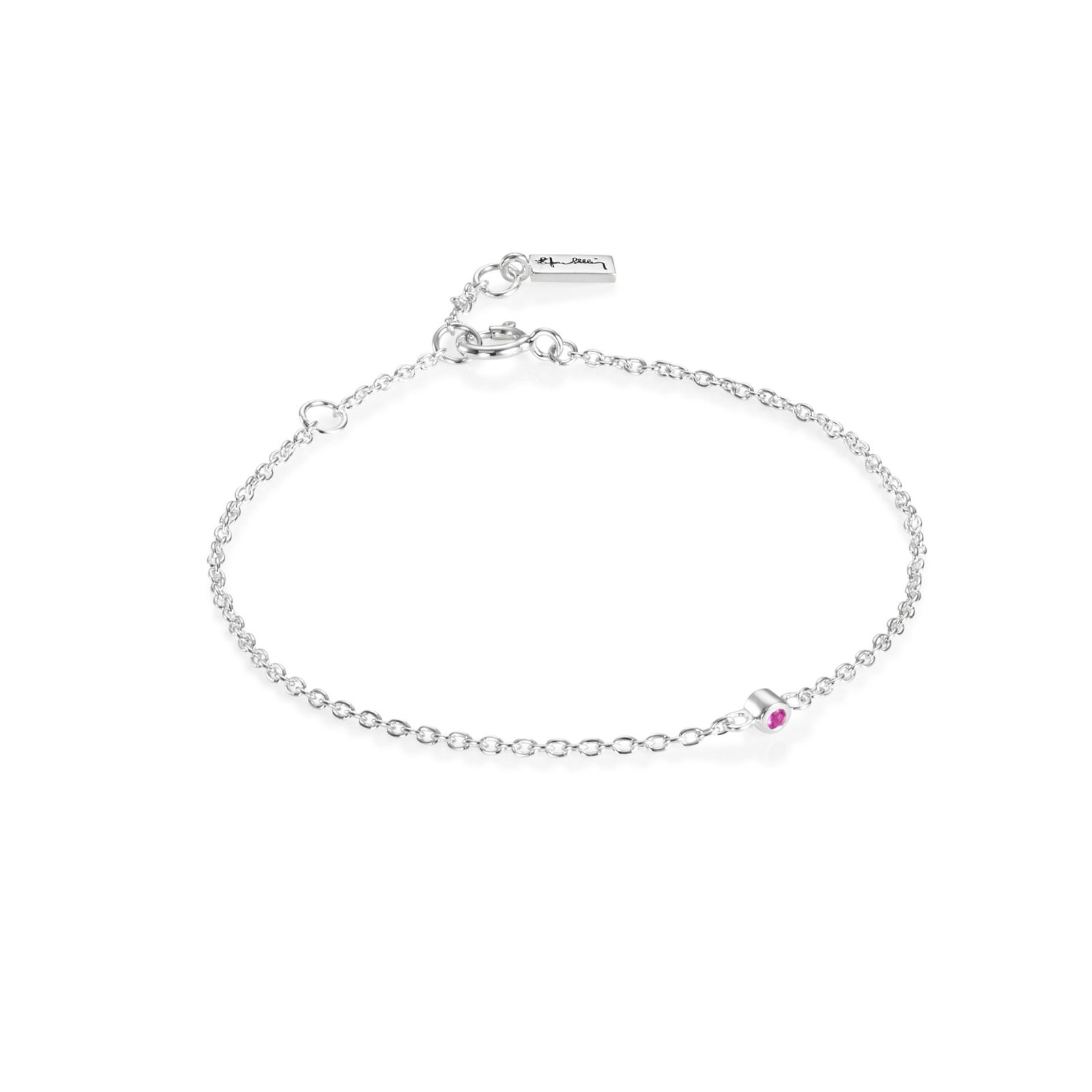 Micro Blink Bracelet - Pink Sapphire. 16/17.5/19 bild 3
