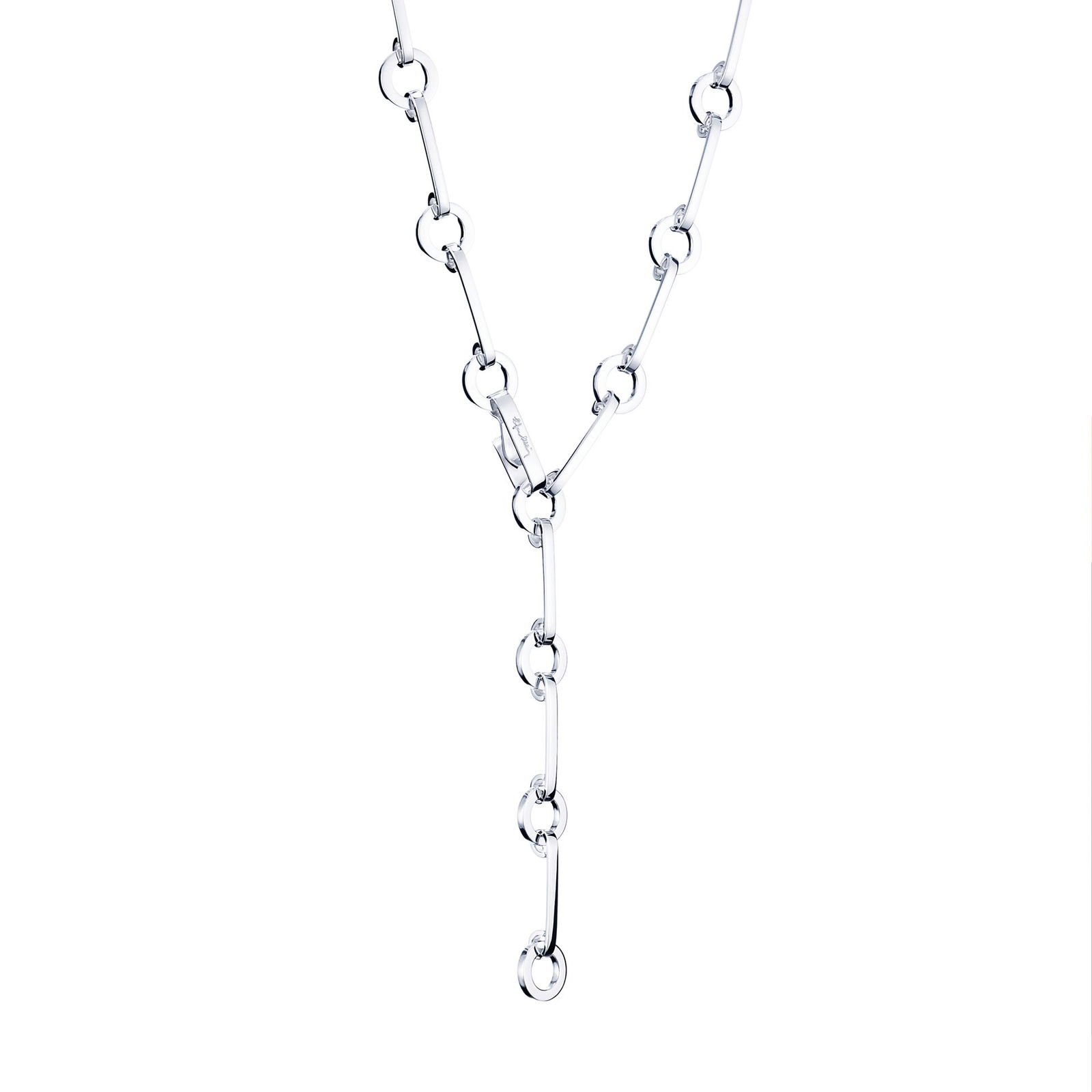 Alternativ bild 0 för Ring Chain Halsband Silver