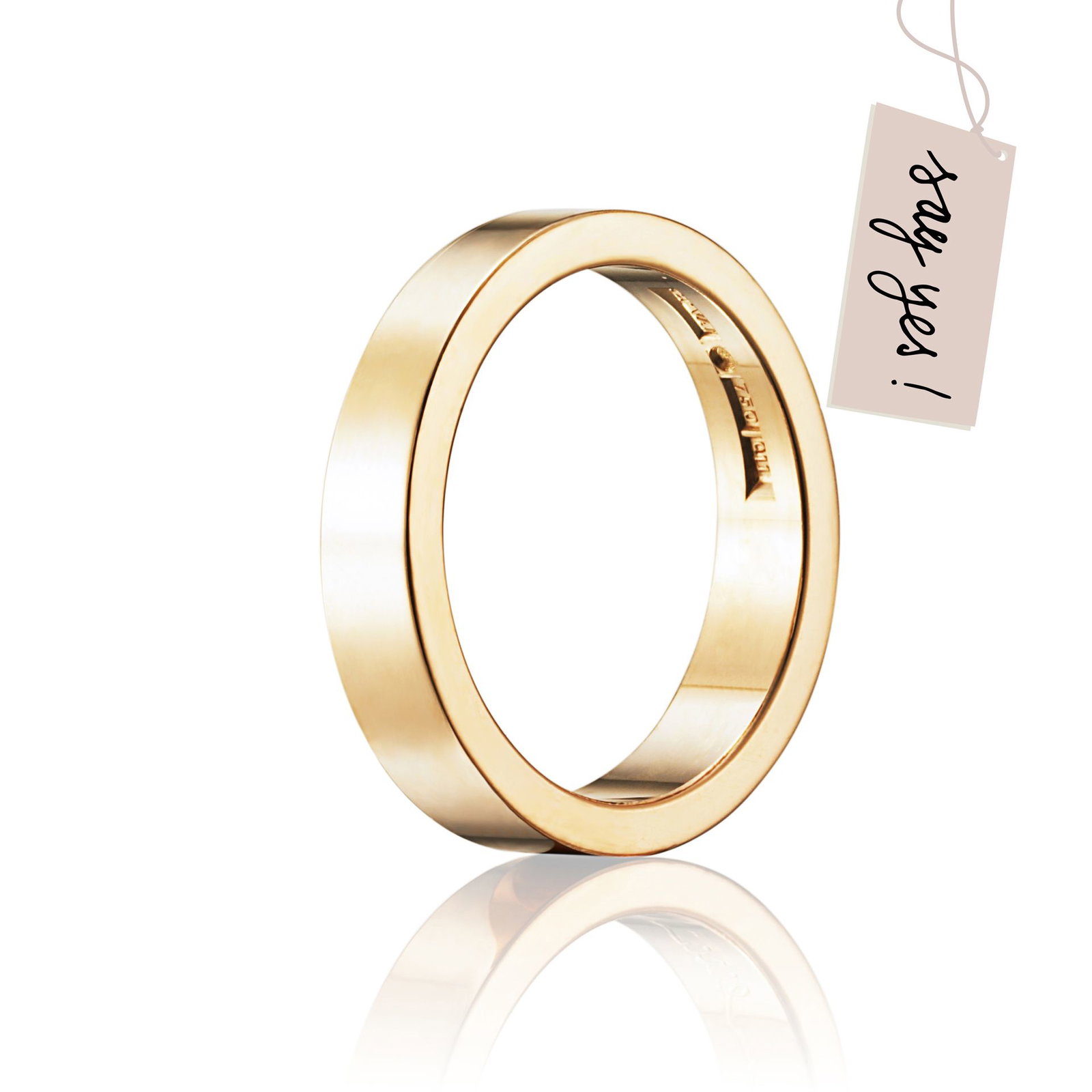 Efva Attling Irregular Slim Ring 17.50 - HYRA RING: GULD