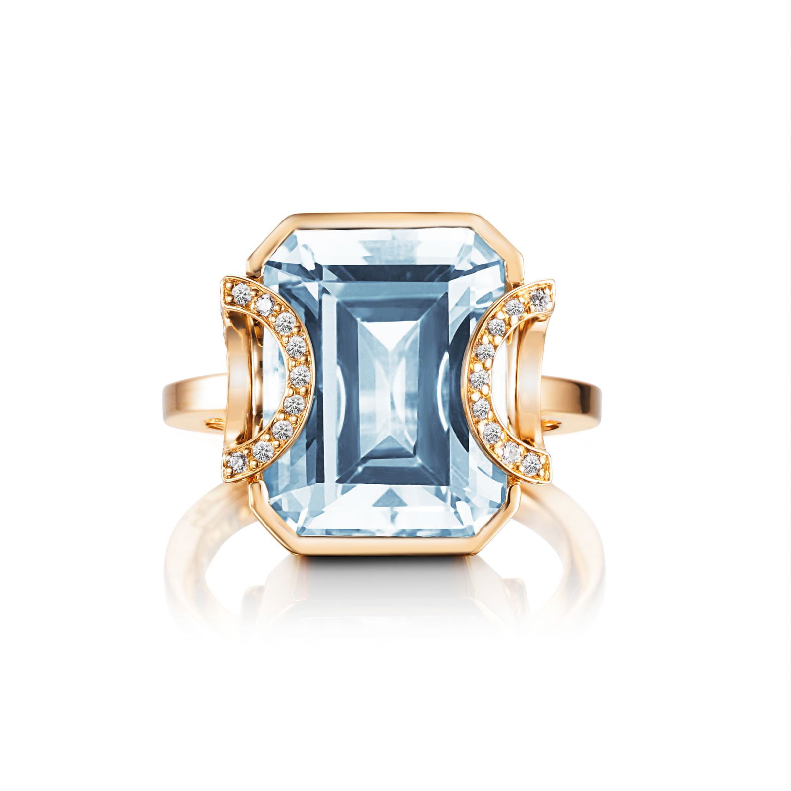 Alternativ bild 0 för Little Magic Star - Aquamarine Ring Guld 15.00 mm