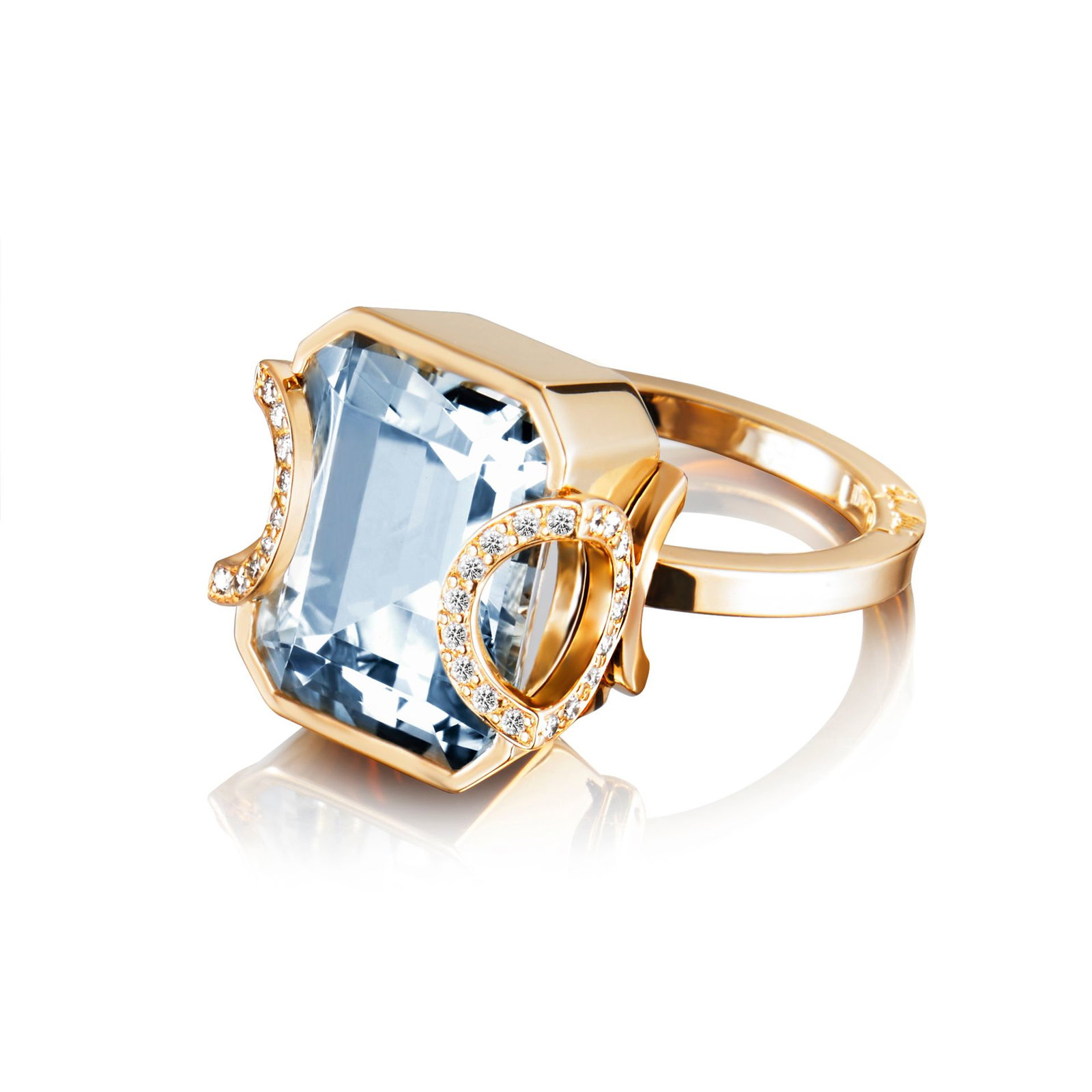 Little Magic Star Ring - Aquamarine bild 5