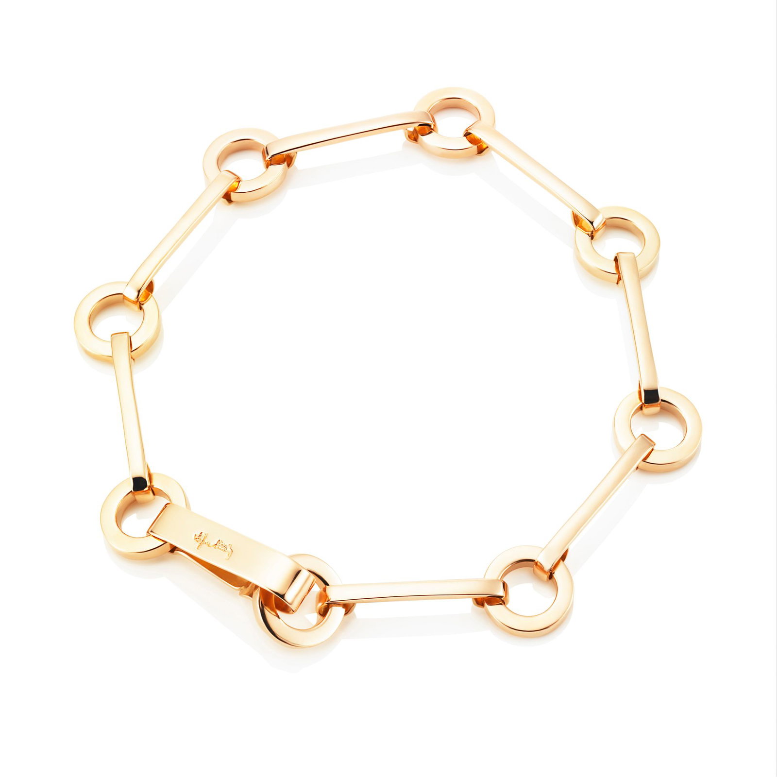 Efva Attling Ring Chain Bracelet 20 - GULD