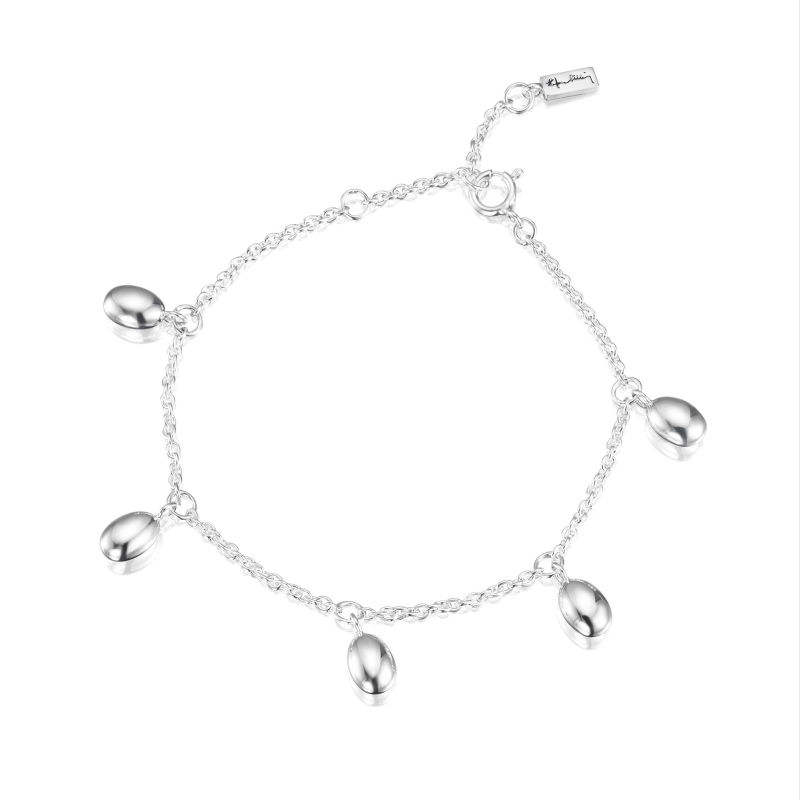 Alternativ bild 0 för Love Beads Plain Armband Silver