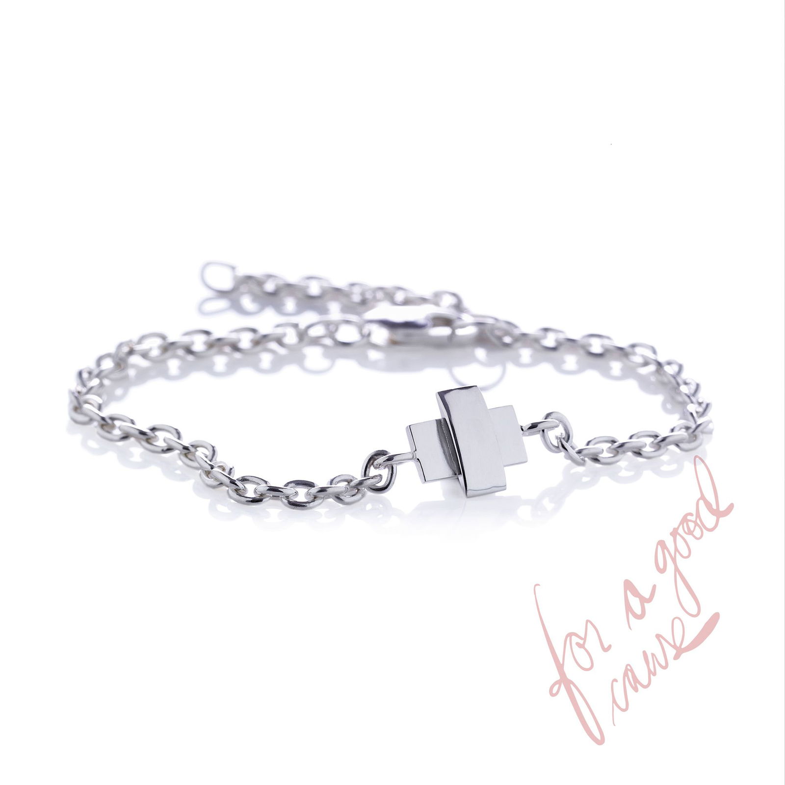 Produktfoto för Little Cross Armband Silver