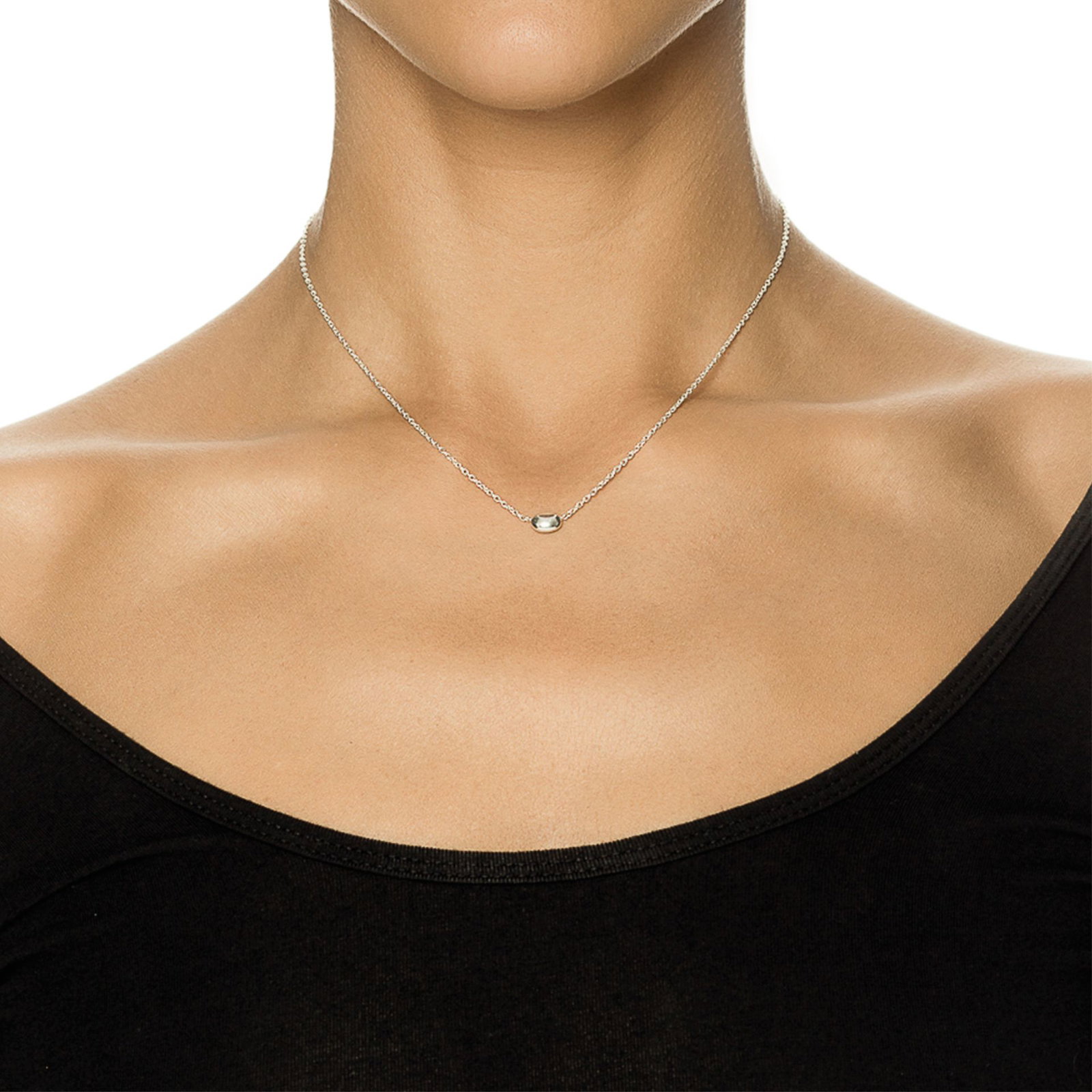 Love Bead Necklace - Silver bild 3