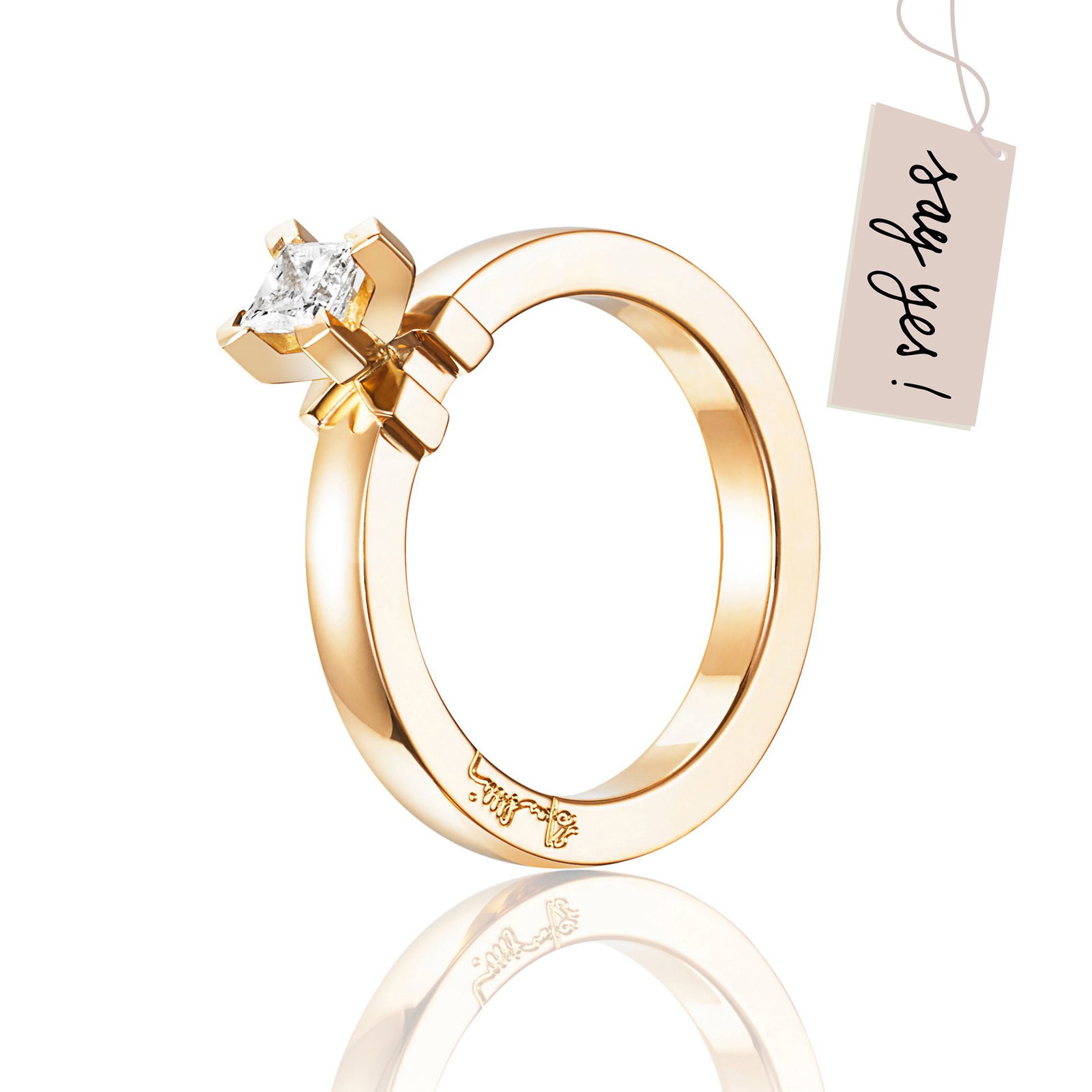 Efva Attling Dolce Vita Princess Ring 0.30 ct 17.50 - HYRA RING: GULD