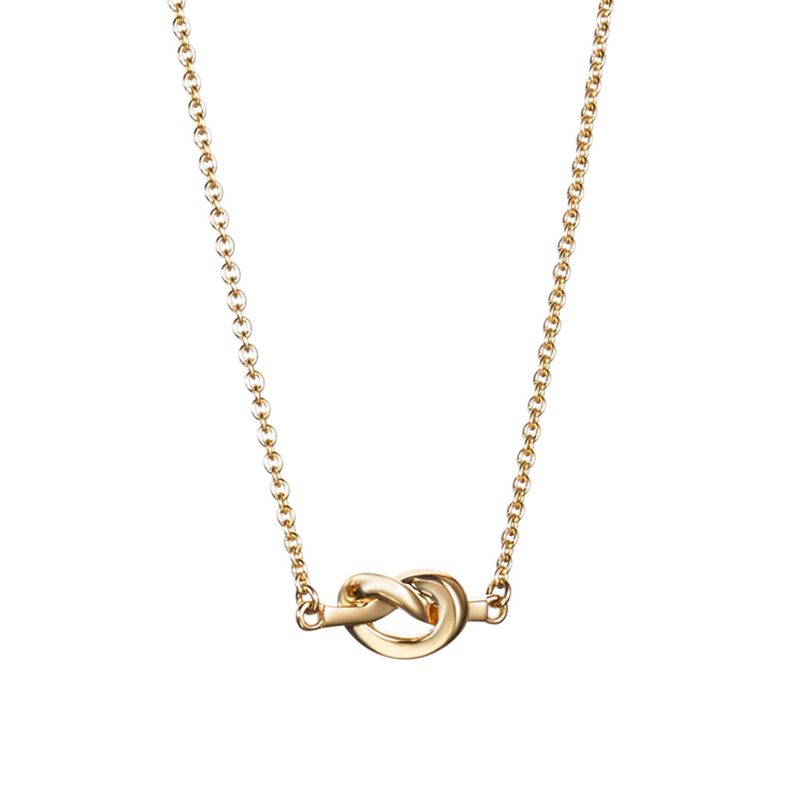 Alternativ bild 0 för Love Knot Halsband Guld 42-45 cm