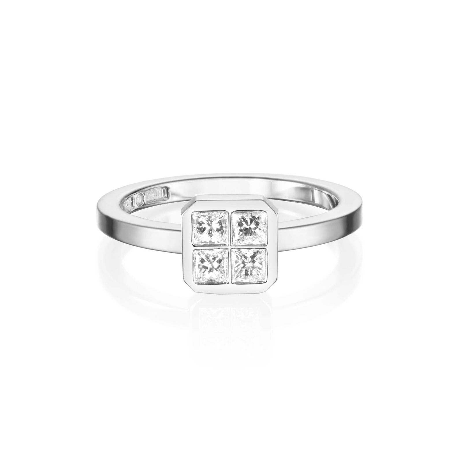 Efva Attling 4 Love Ring 0.40 ct 16.00 - VITGULD