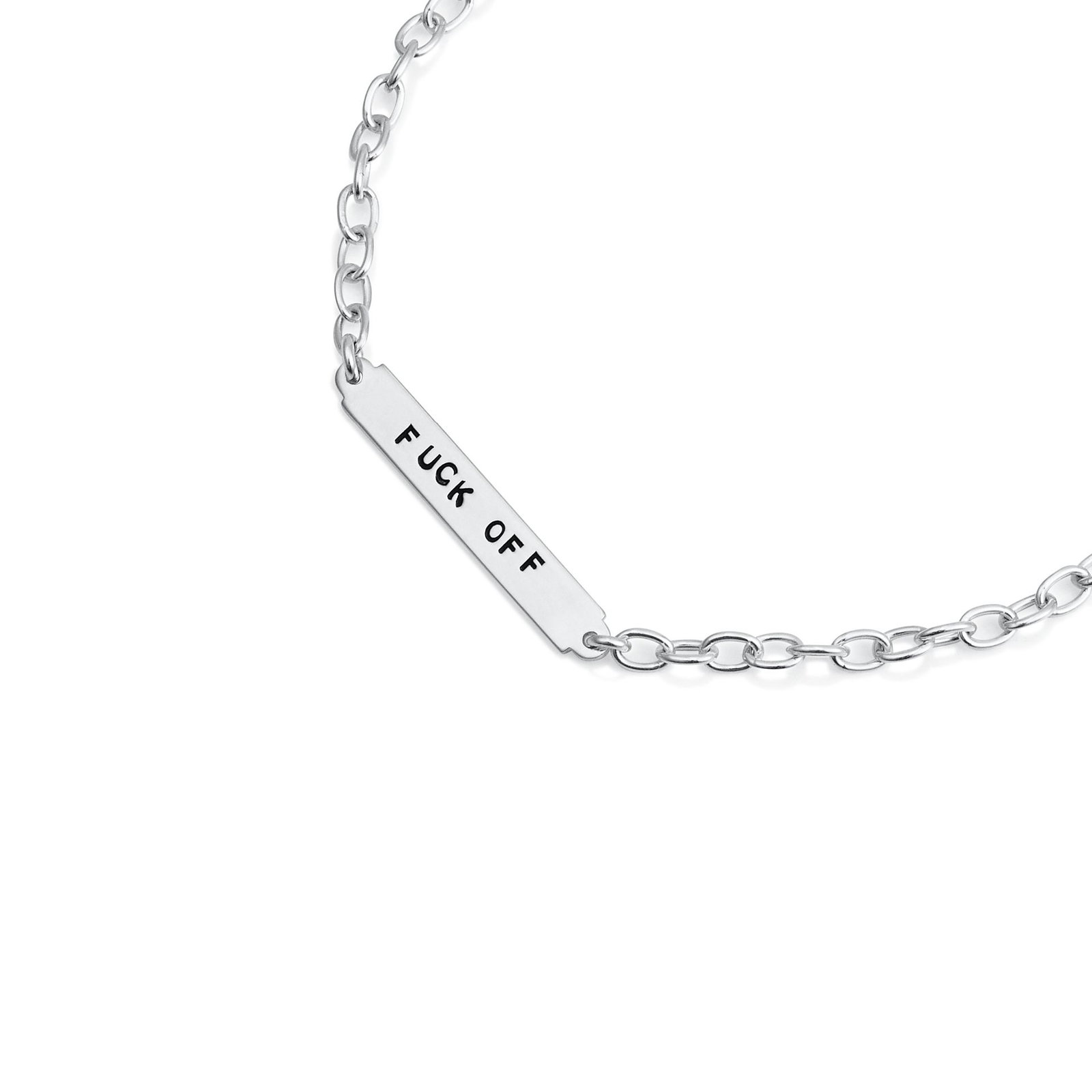 Power Plates Bracelet - Fuck Off 16/17.5/19 bild 4