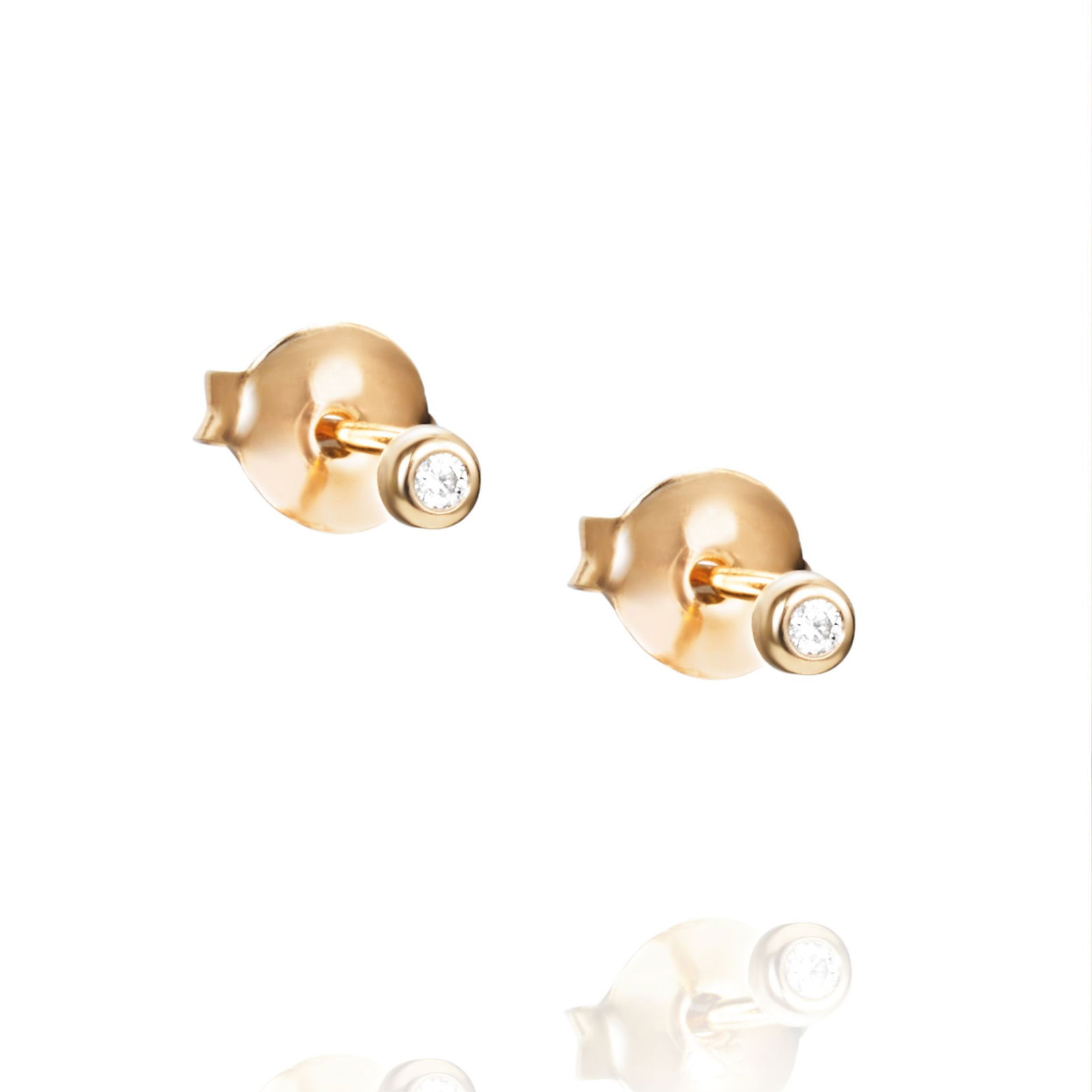 Alternativ bild 0 för My First Diamond Studs Örhänge Guld